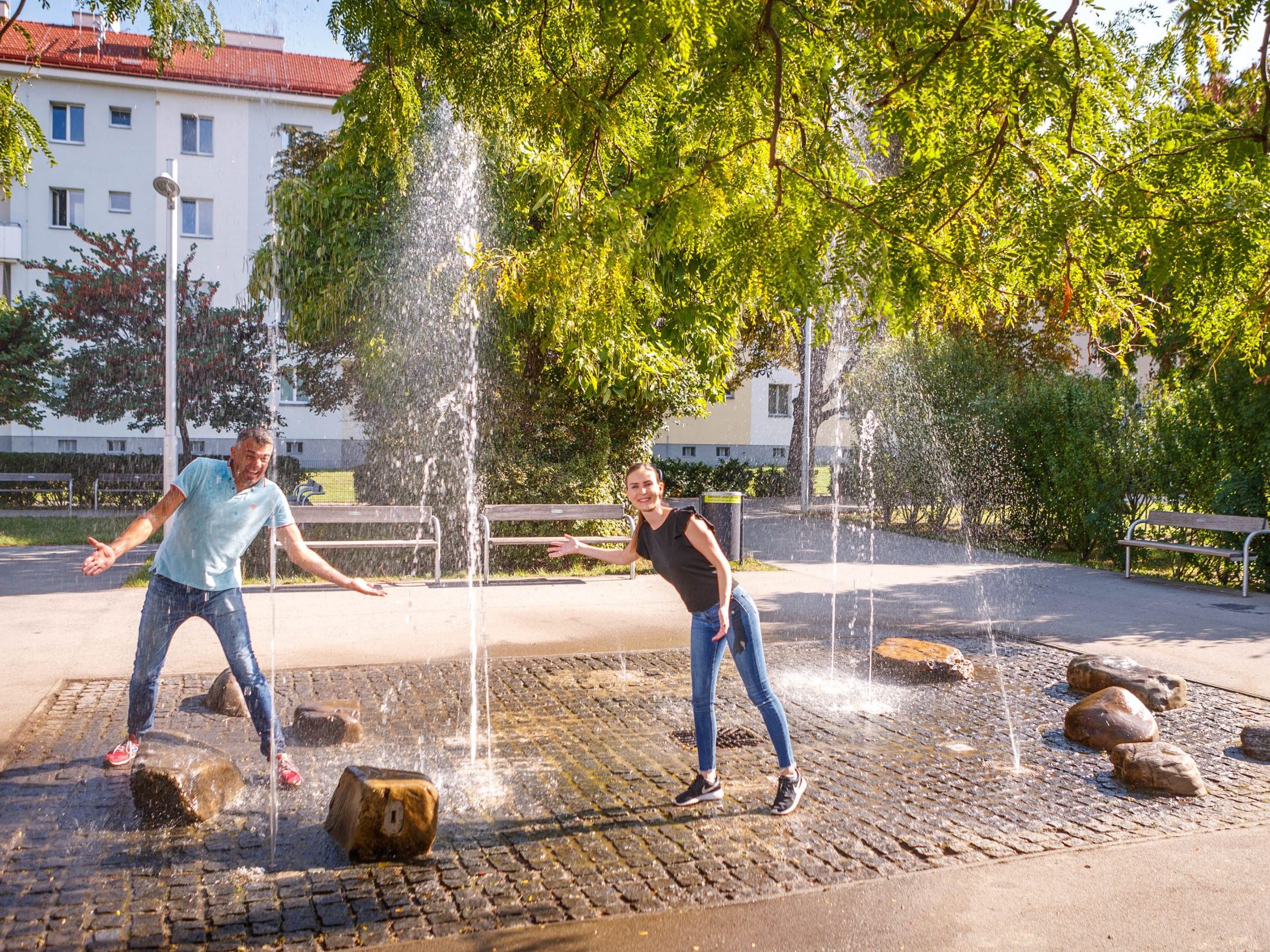 Die Wiener Stadtgärten sorgen im Sommer für Abkühlung. Die Wiener Stadtgärten sorgen im Sommer für Abkühlung.