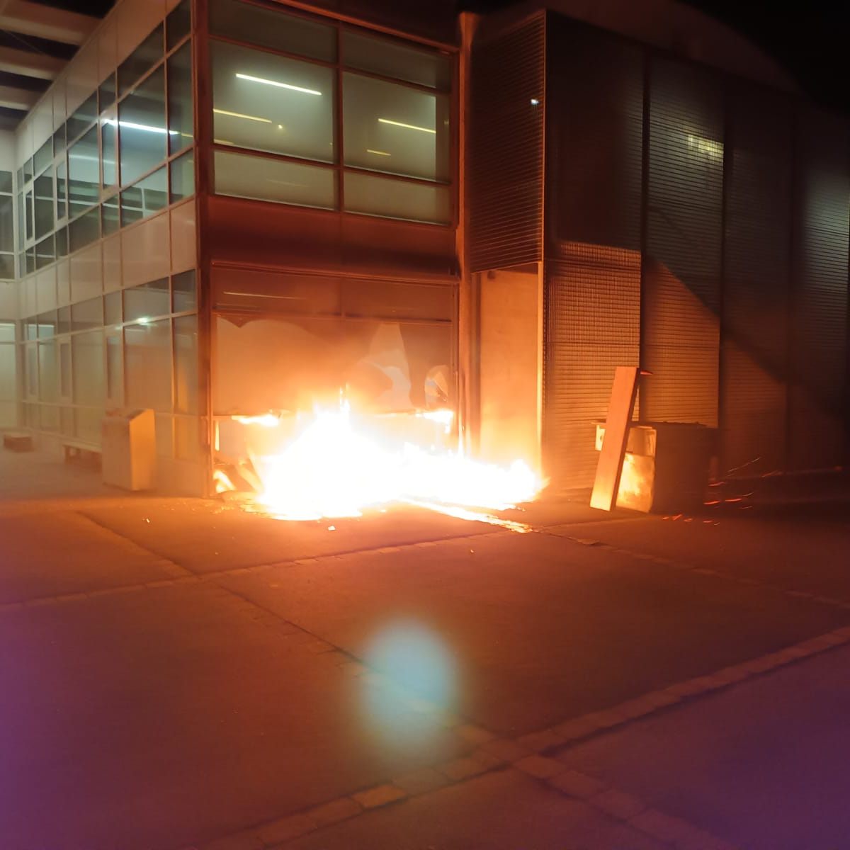 Feuerwehreinsatz in Höchst