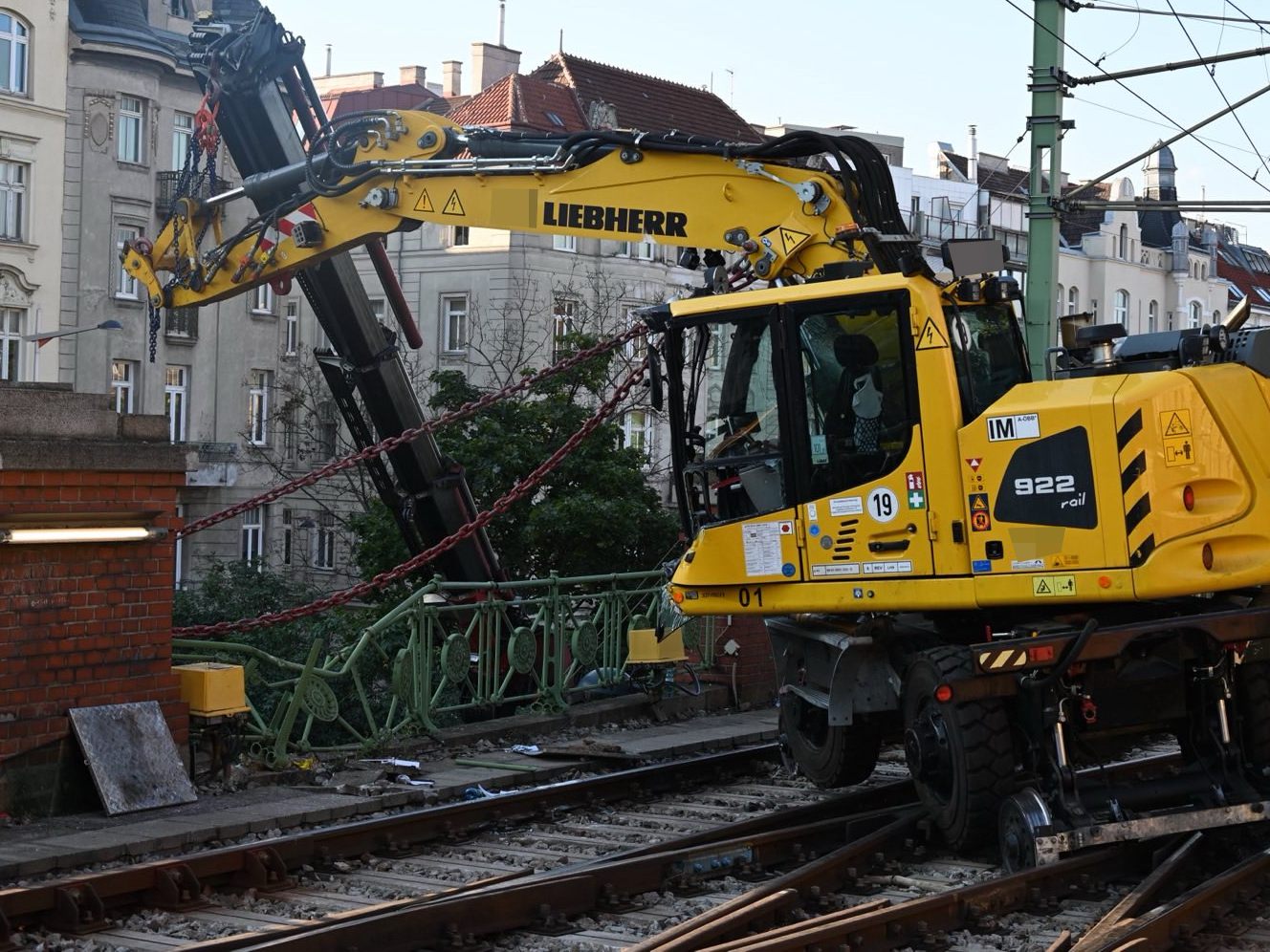 Die Wiener U6 ist blockiert. Die Wiener U6 ist blockiert.