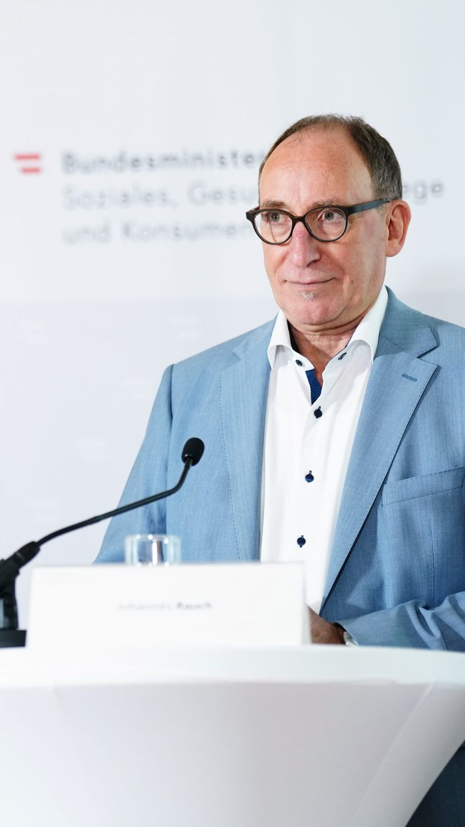 Gesundheitsminister Rauch präsentierte die Strategie für ein klimaneutrales Gesundheitswesen.