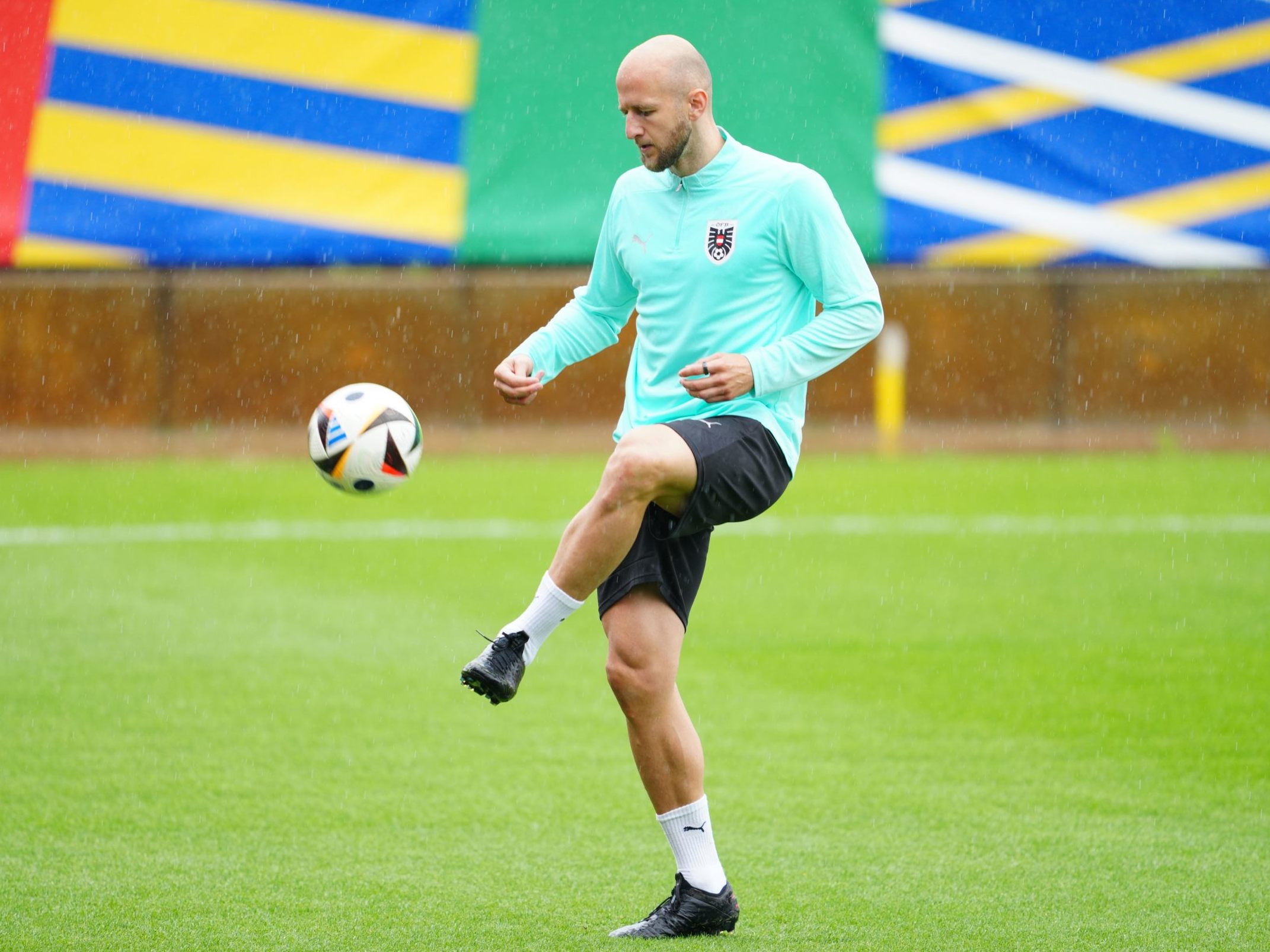 Gernot Trauner während eines Abschluss-Trainings des ÖFB-Teams.