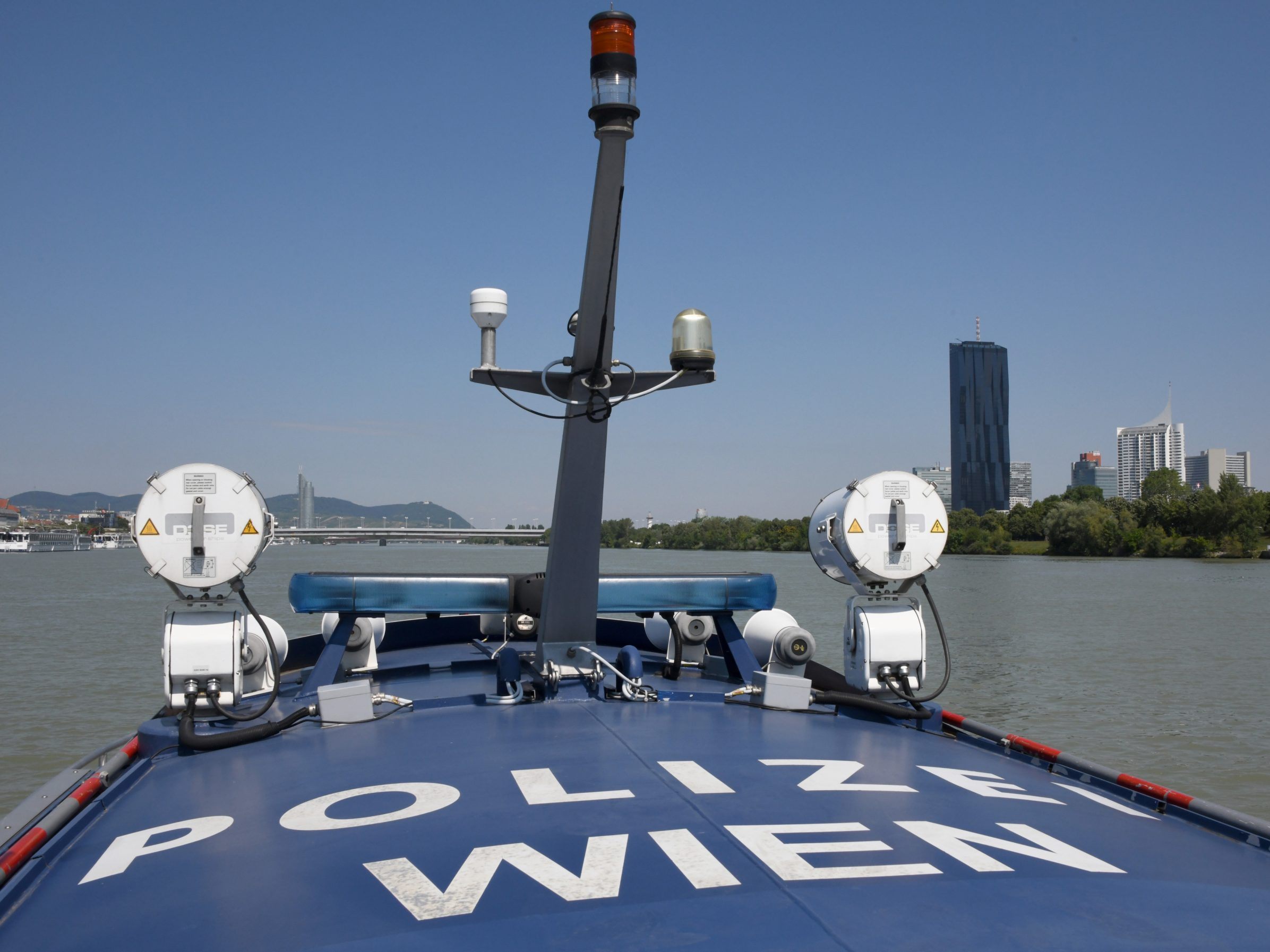Tödlicher Badeunfall in der Neuen Donau in Wien. Tödlicher Badeunfall in der Neuen Donau in Wien.