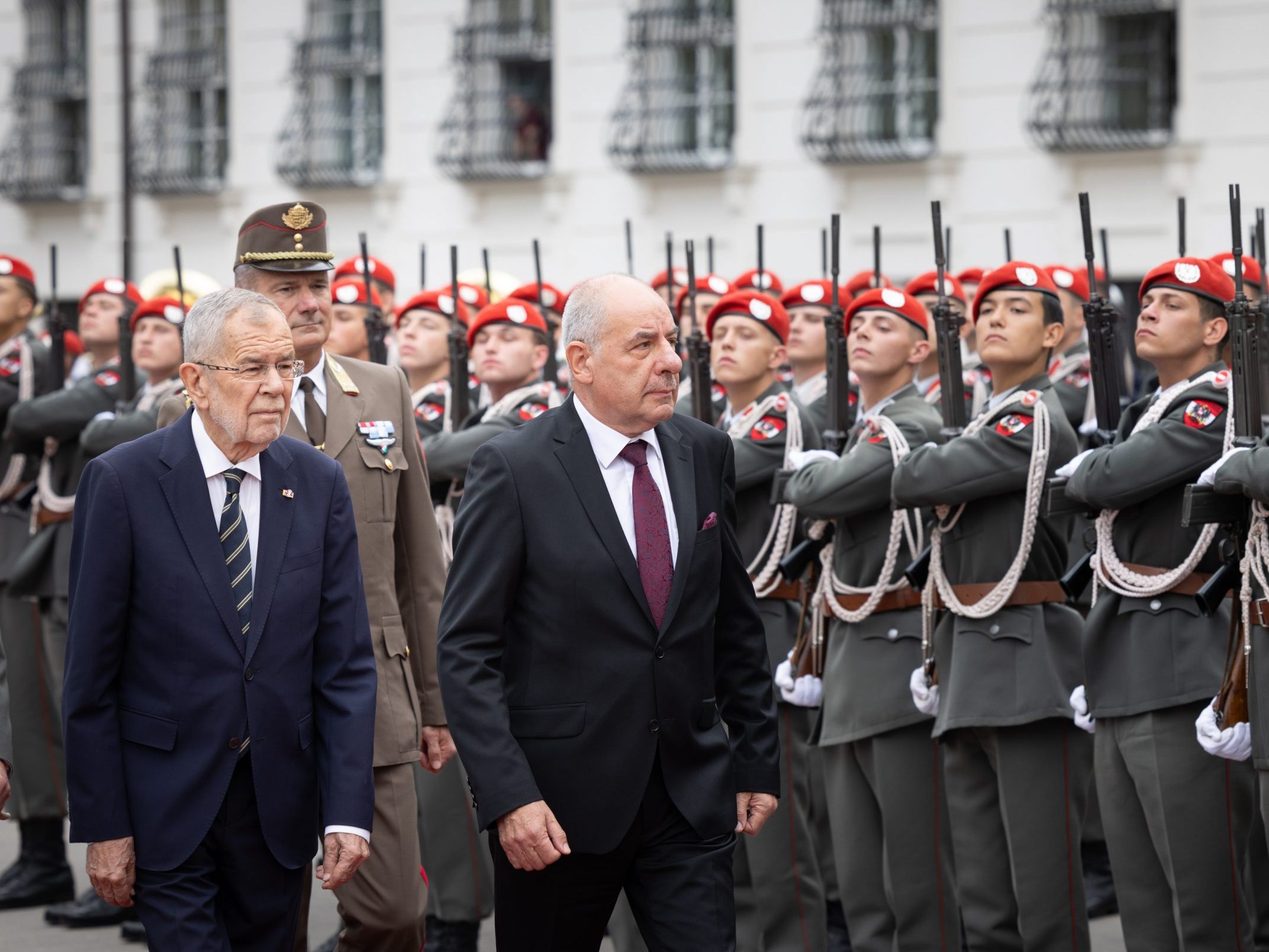 Ungarns Präsident Sulyok bei Van der Bellen.