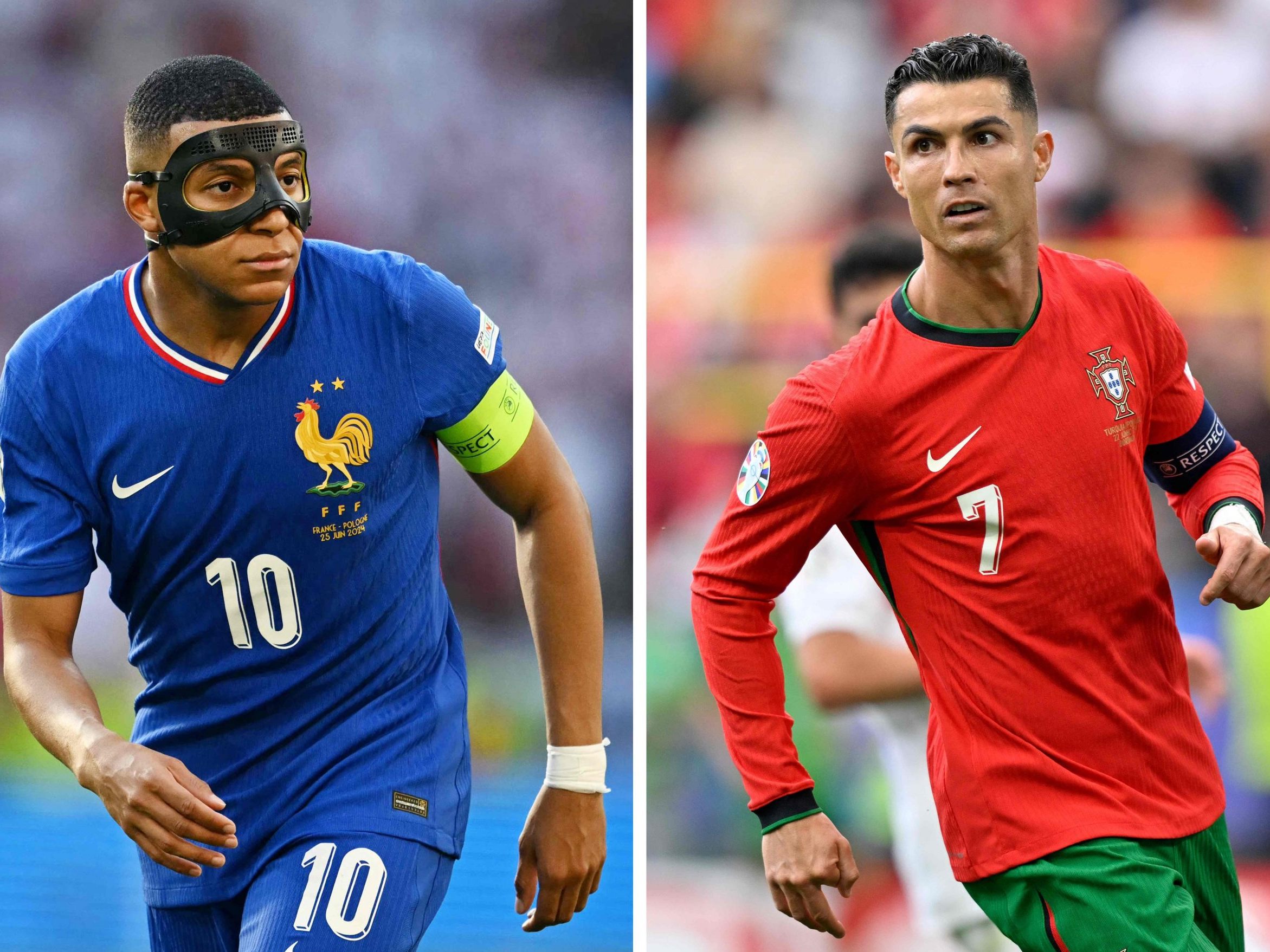 Ronaldo gegen Mbappé: Das Duell der Giganten Ronaldo gegen Mbappé: Das Duell der Giganten