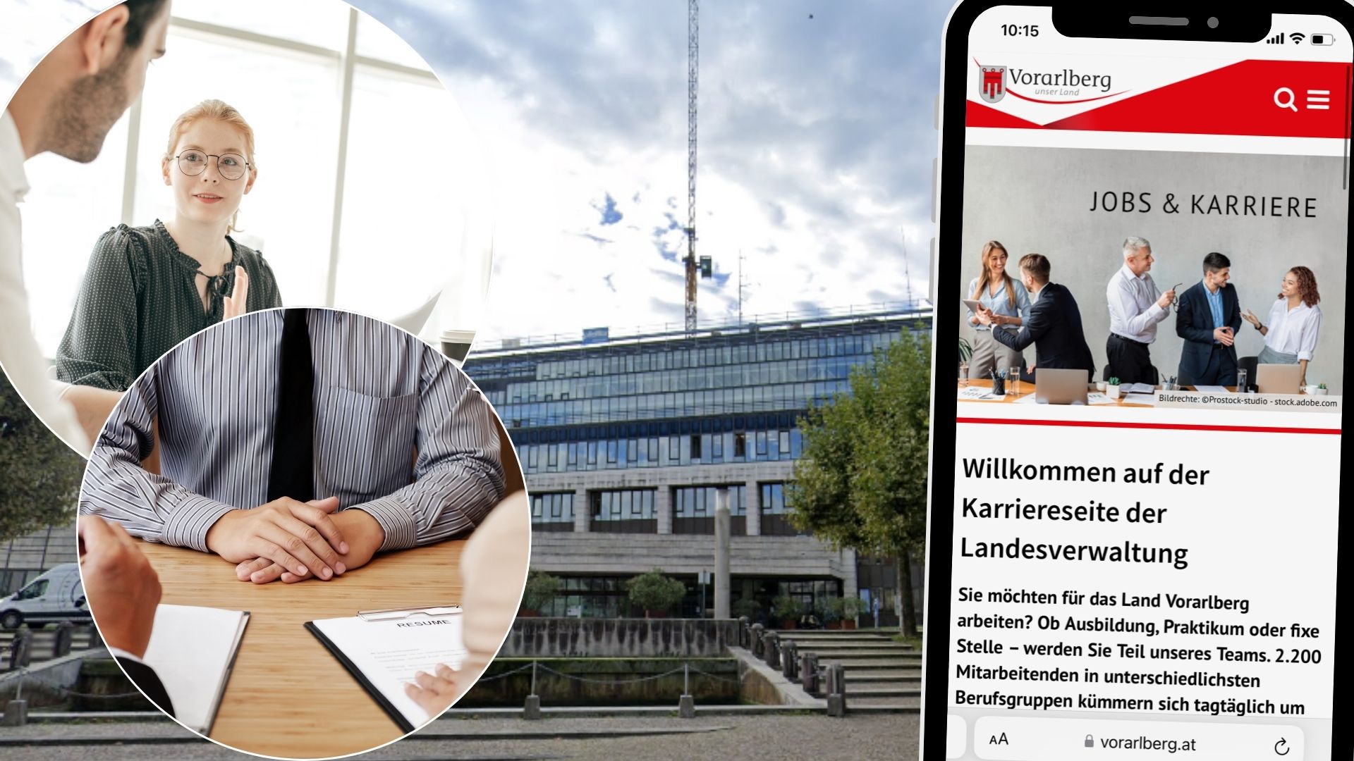 Mit rund 2.200 Beschäftigten gehört das Amt der Vorarlberger Landesregierung zu den größten Arbeitgebern in der Region Vorarlberg.