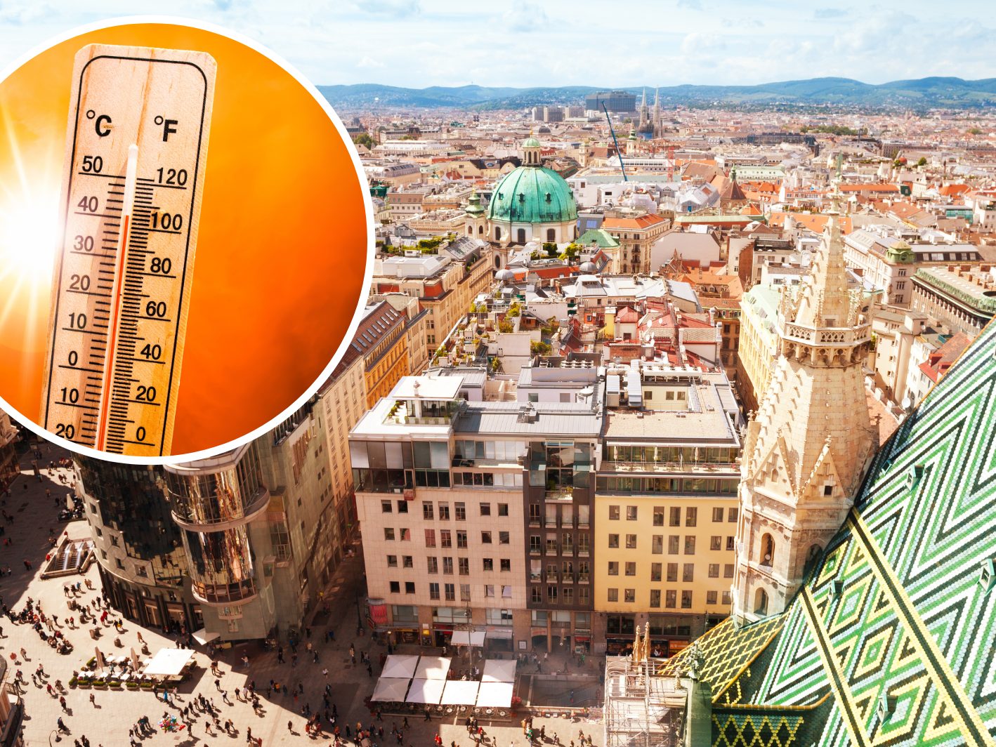 Die Ärztekammer warnt vor einer Hitzewelle in der Bundeshauptstadt. Die Ärztekammer warnt vor einer Hitzewelle in der Bundeshauptstadt.