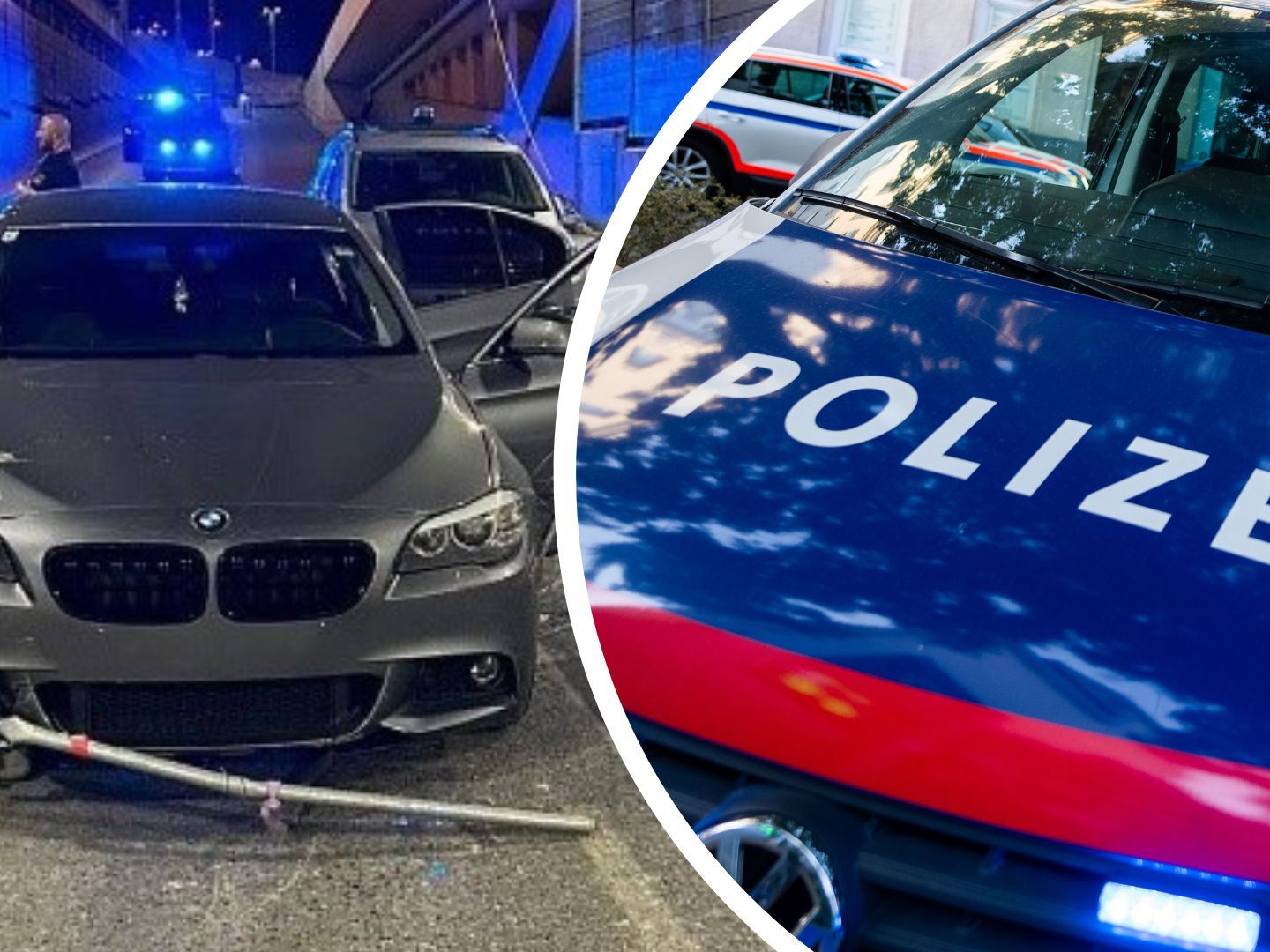 Die Flucht des 23-jährigen Pkw-Lenkers endete in einem Baustellenbereich. Die Flucht des 23-jährigen Pkw-Lenkers endete in einem Baustellenbereich.