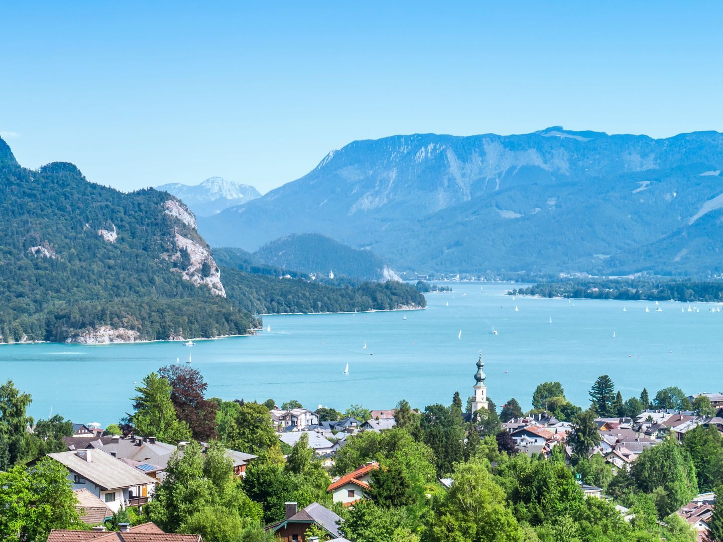 Lebensrettung am Wolfgangsee.