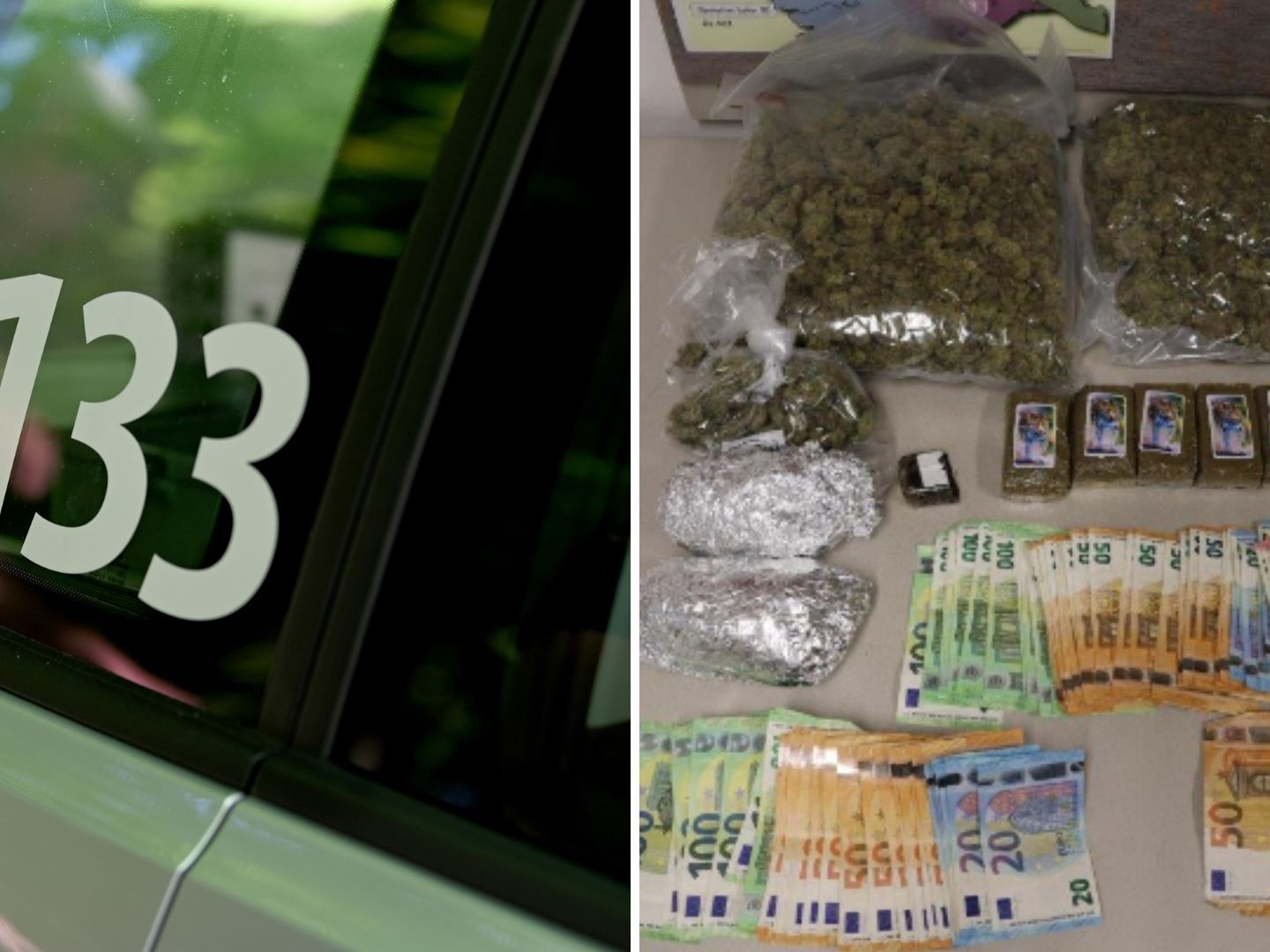 Laut Wiener Polizei wurde unter anderem Bargeld sichergestellt. Laut Wiener Polizei wurde unter anderem Bargeld sichergestellt.