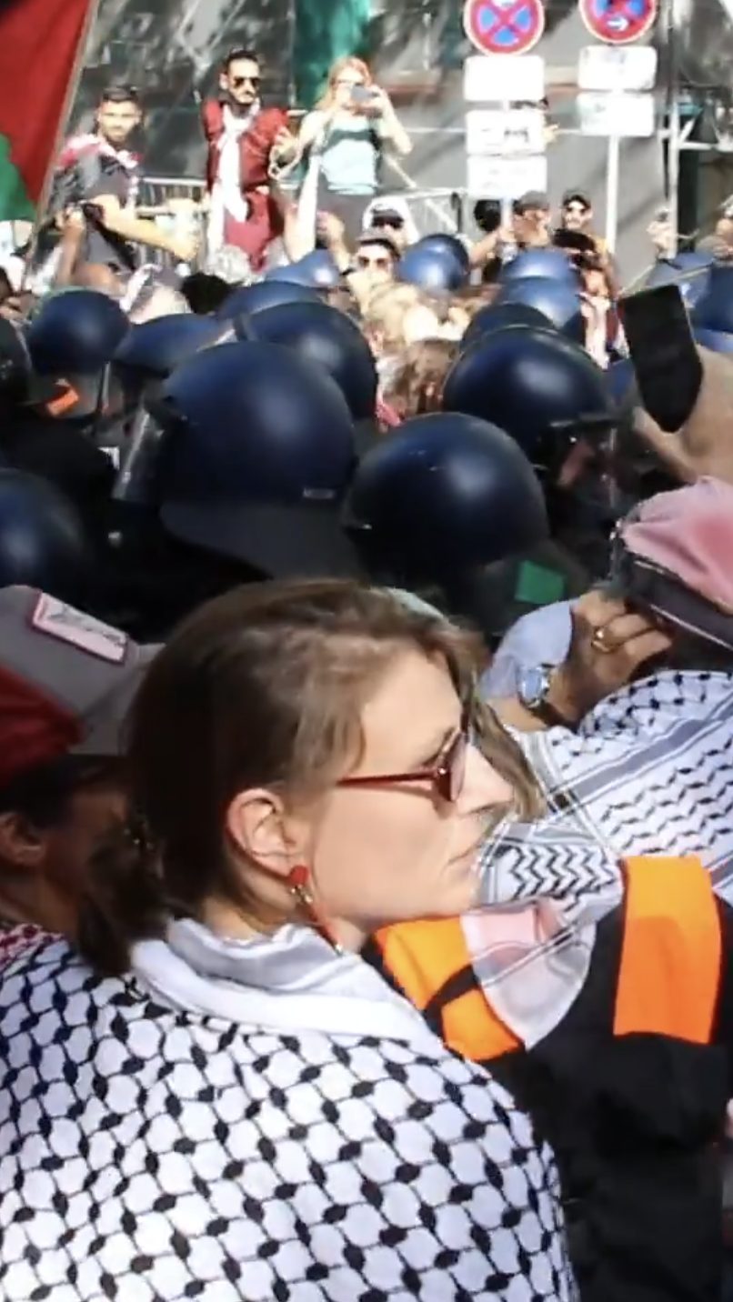 Pro-Palästina-Demo in Berlin musste aufgelöst werden.