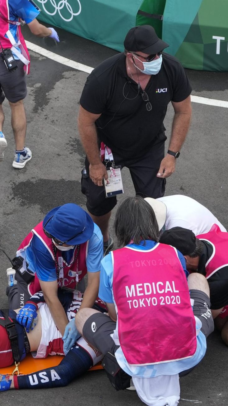 BMX-Fahrer Connor Fields verletzte sich in Tokyo schwer.