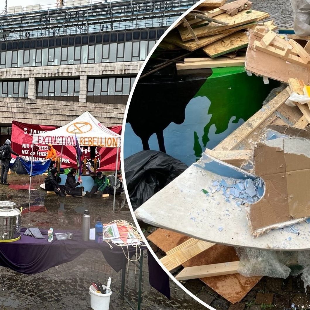 Wer räumt auf, wenn der Protest vorbei ist?