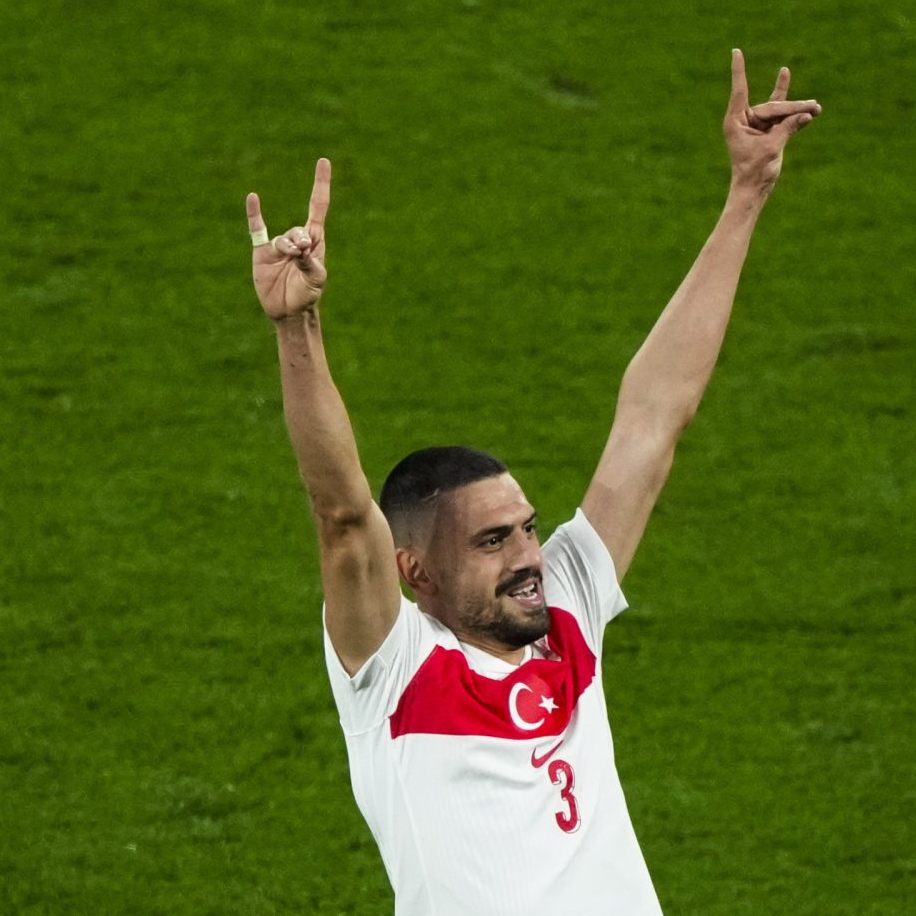 Beim 2:1 im EM-Achtelfinale gegen die ÖFB-Elf - Geste nach zweitem Treffer in Leipzig