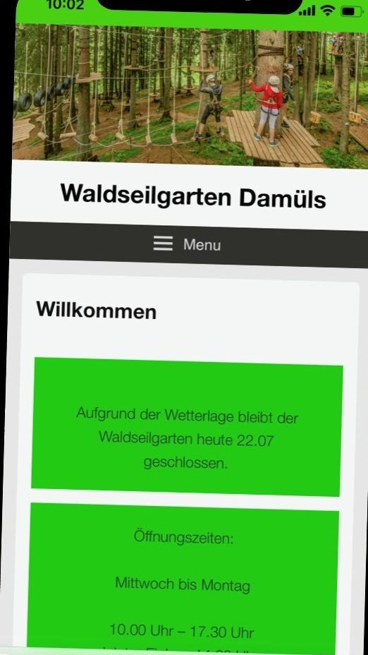 Der Waldseilgarten Damüls im Bregenzerwald bietet ein abwechslungsreiches Freizeiterlebnis