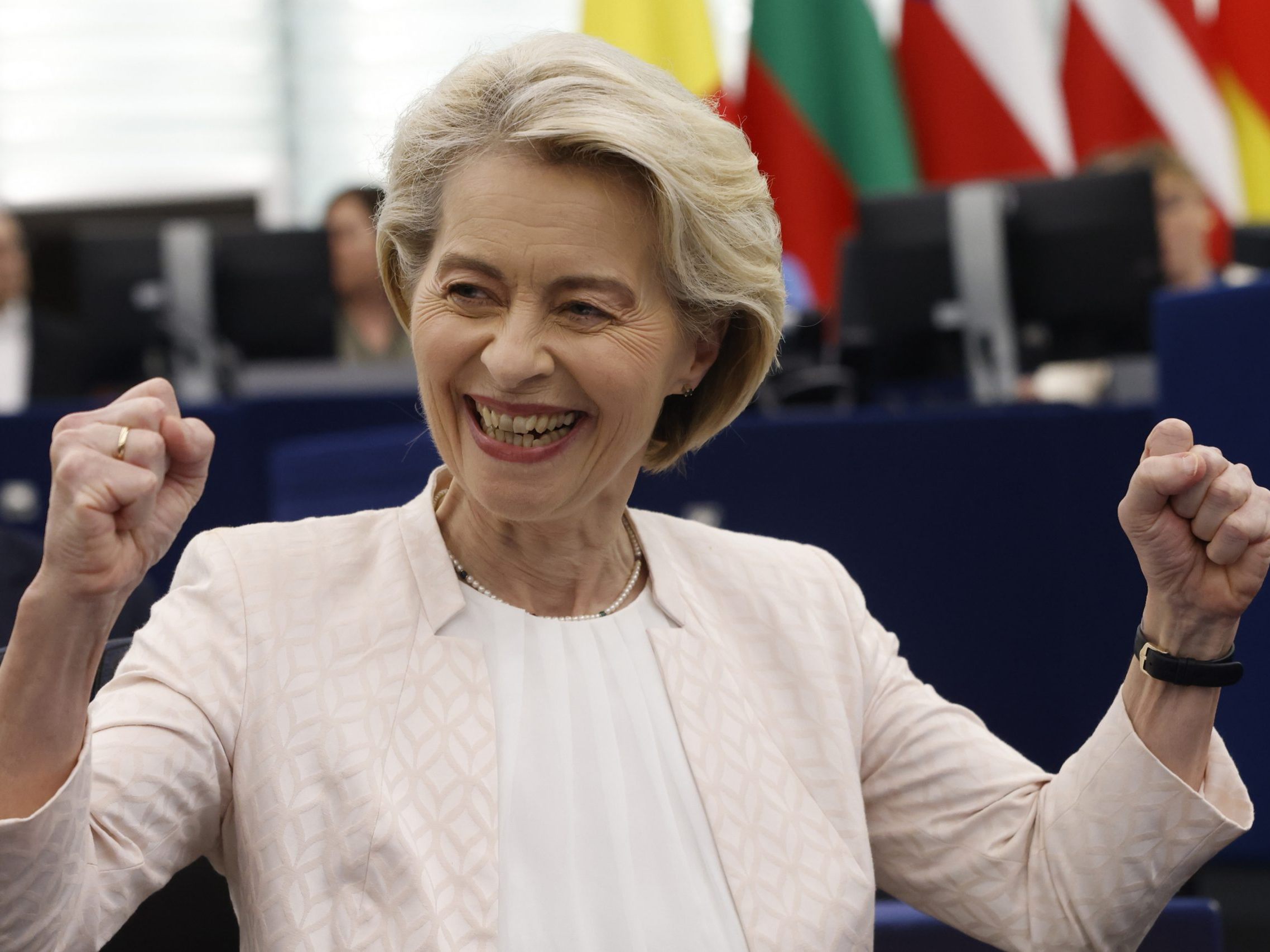 Von der Leyen darf einer zweiten Amtszeit als EU-Kommissionspräsidentin entgegenblicken.