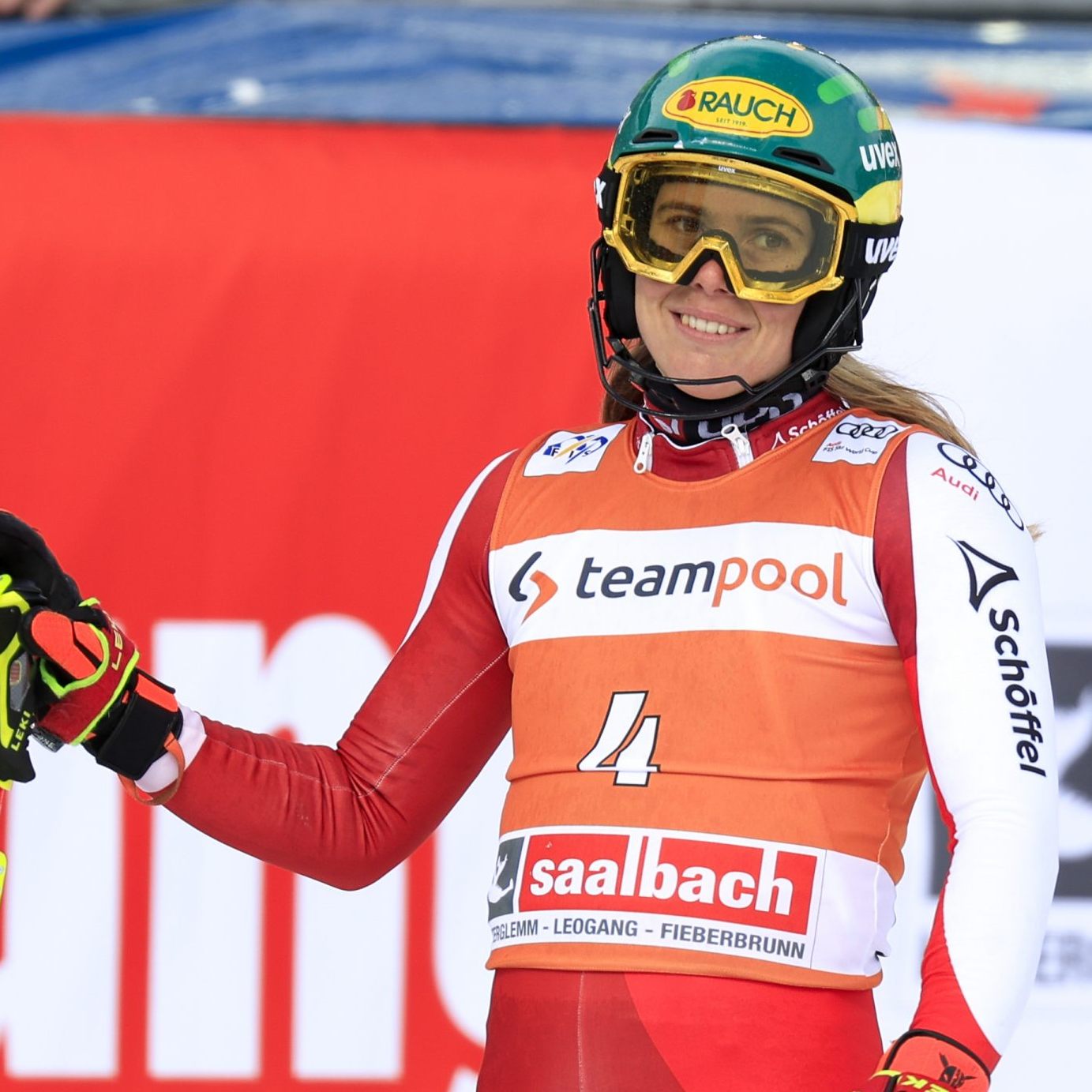 Suche nach neuem Kopfsponsor für Kathi Liensberger.