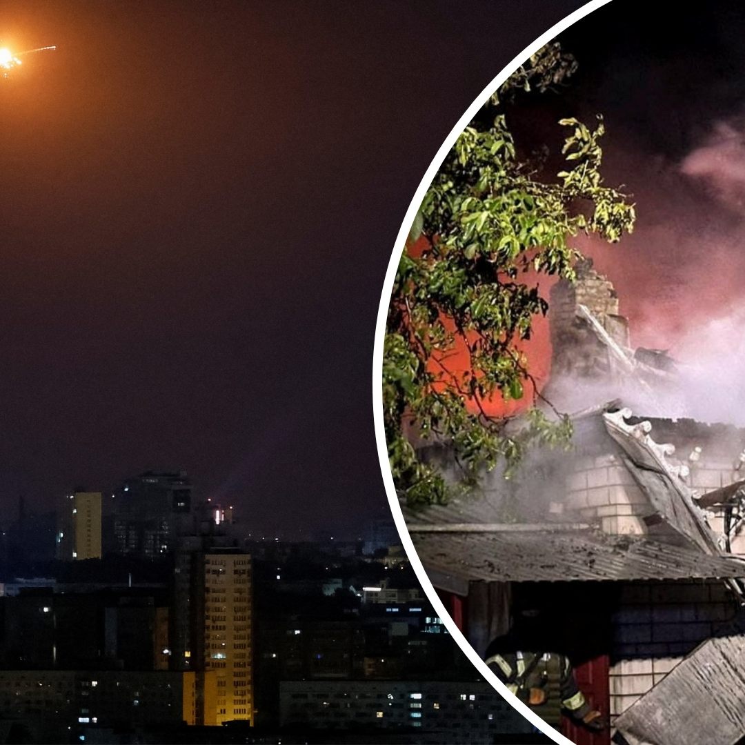 Russland griff ukrainische Hauptstadt mit über 40 Kampfdrohnen an.