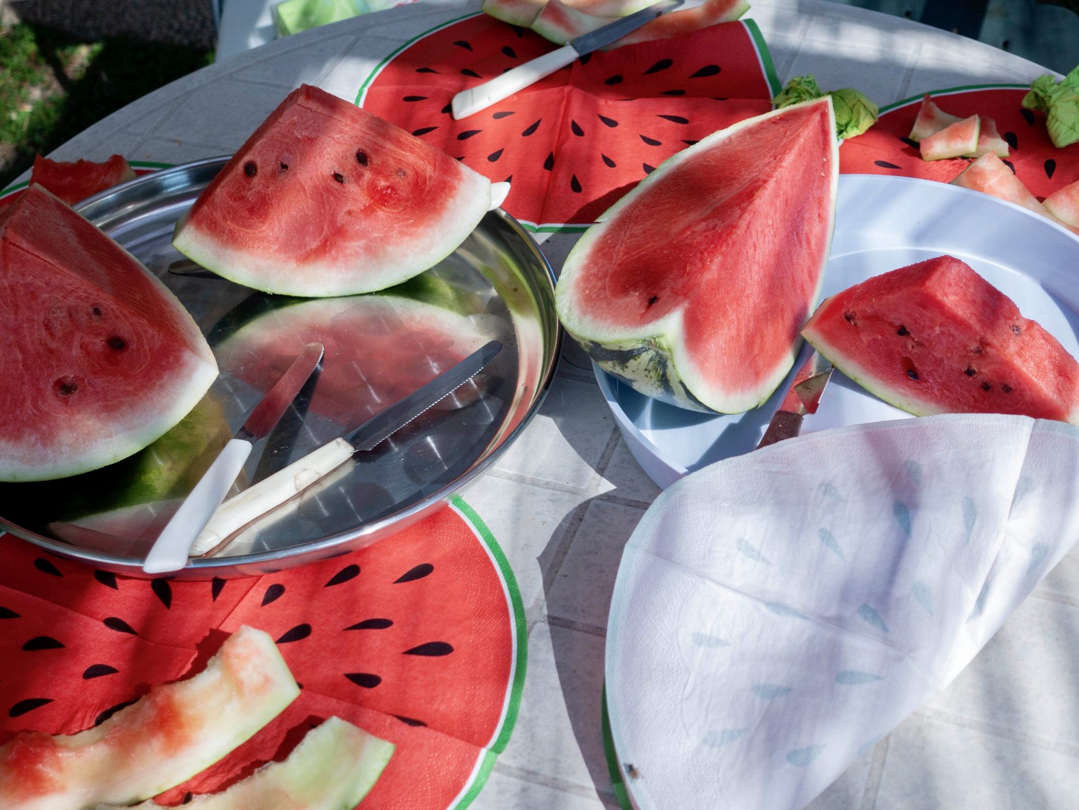 Sommer, Sonne, Wassermelone im Wiener Museumsquartier! Sommer, Sonne, Wassermelone im Wiener Museumsquartier!