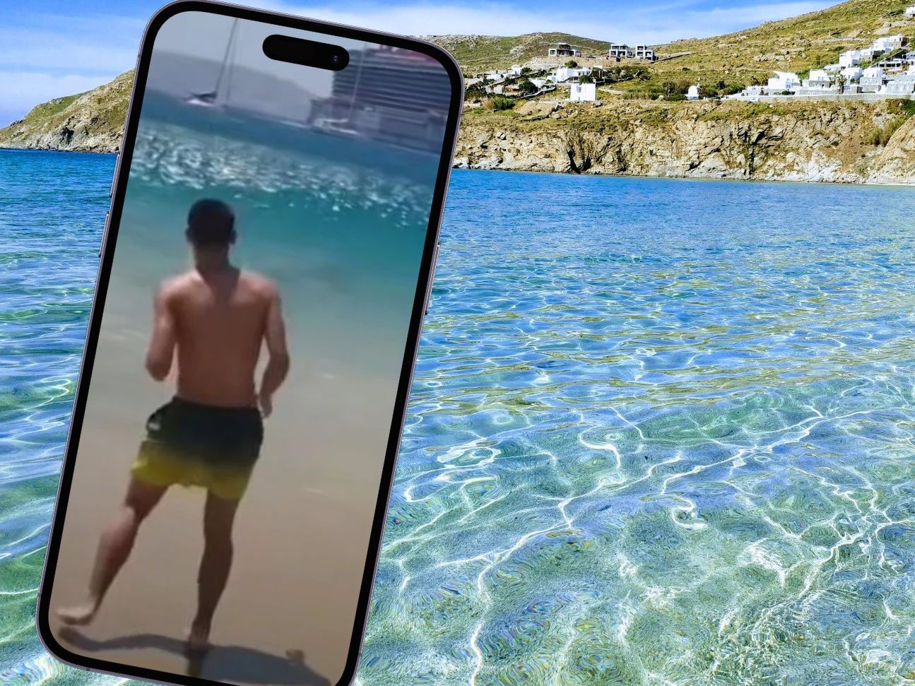 Zwei Touristen wurden durch eine Welle auf Mykonos verletzt.