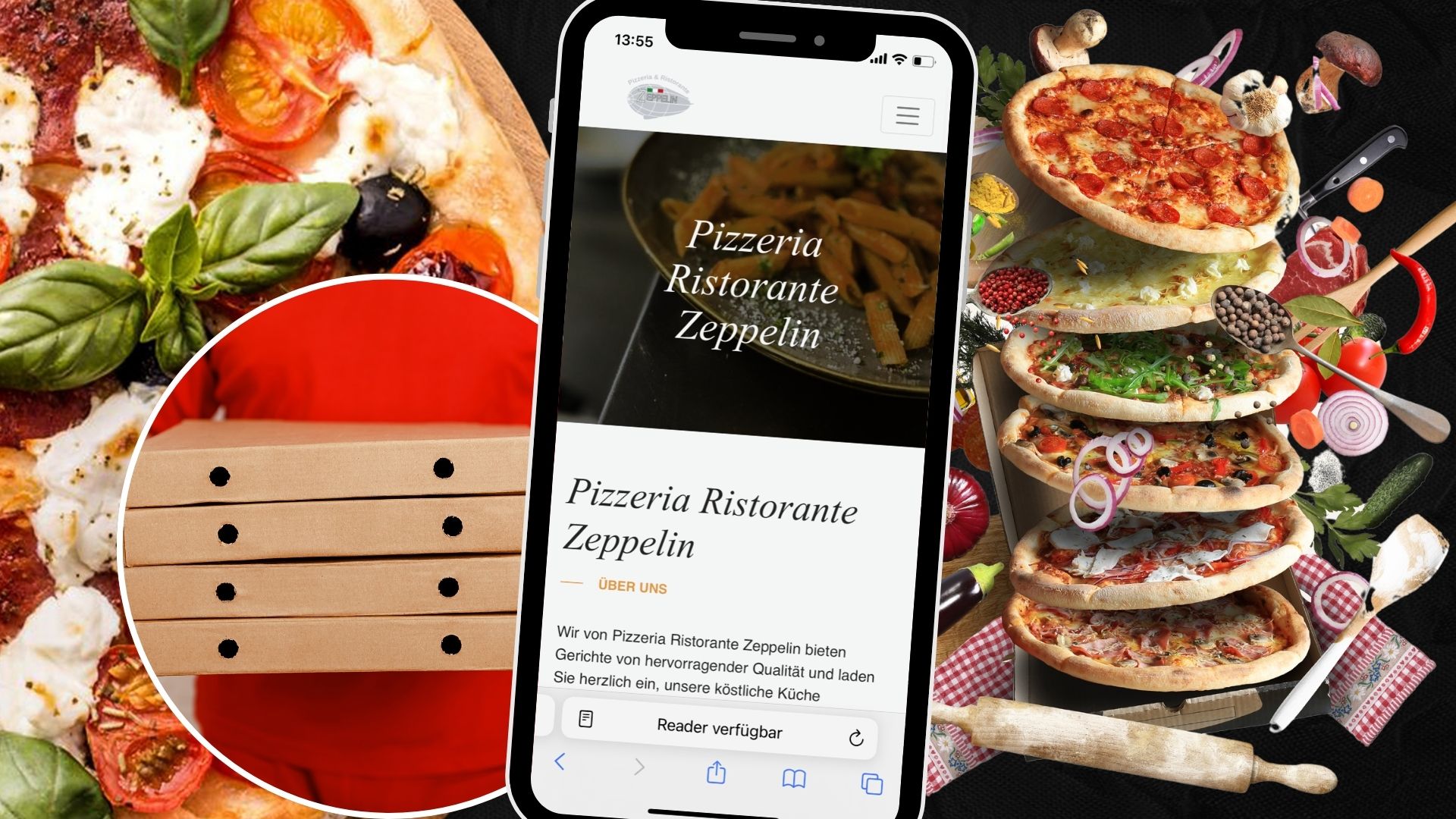 Die Pizzeria Zeppelin überzeugt mit hervorragender Qualität und günstigen Preisen. Die Pizzeria Zeppelin überzeugt mit hervorragender Qualität und günstigen Preisen.