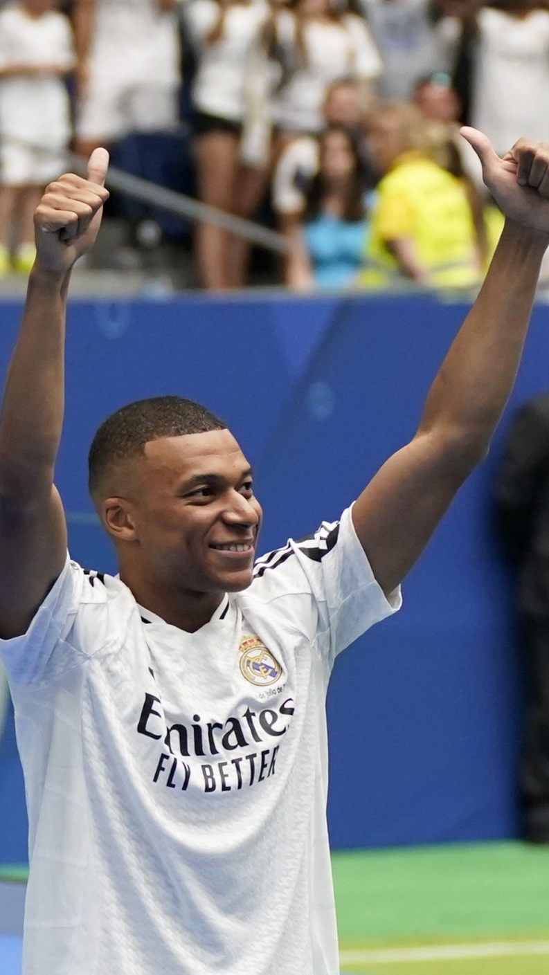 Kylian Mbappe am Ziel seiner Träume.