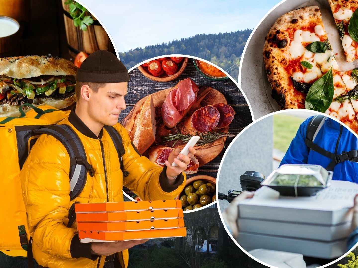 Die Lieferdienste im Bezirk Bregenz bieten eine beeindruckende Vielfalt an köstlichen Gerichten.