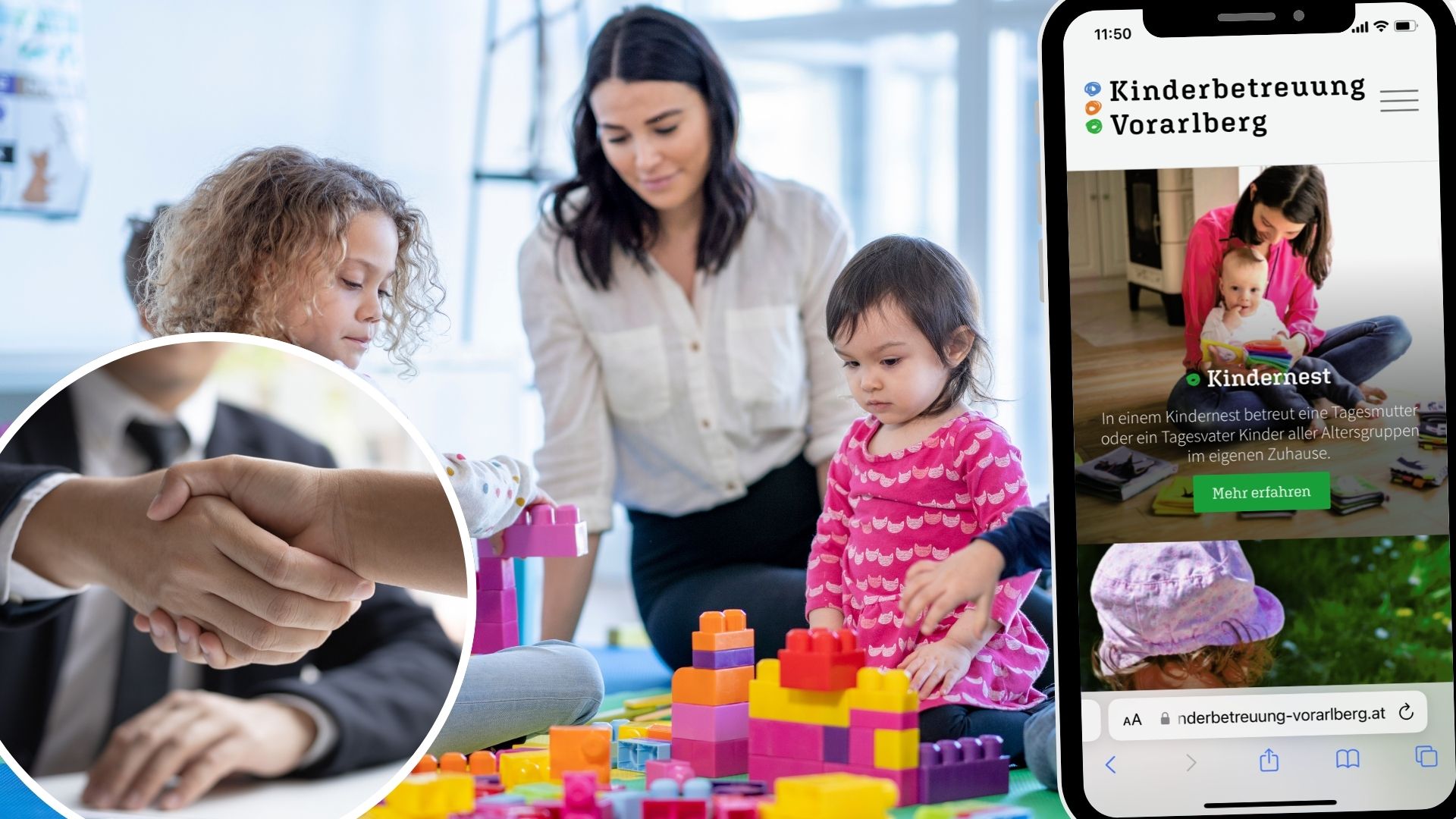 Größter Anbieter im Bereich der Kinderbetreuung.