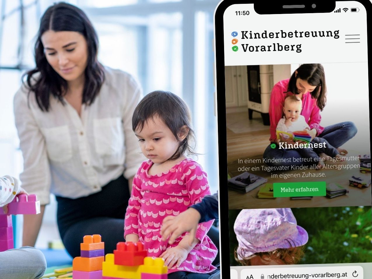 Größter Anbieter im Bereich der Kinderbetreuung. Größter Anbieter im Bereich der Kinderbetreuung.