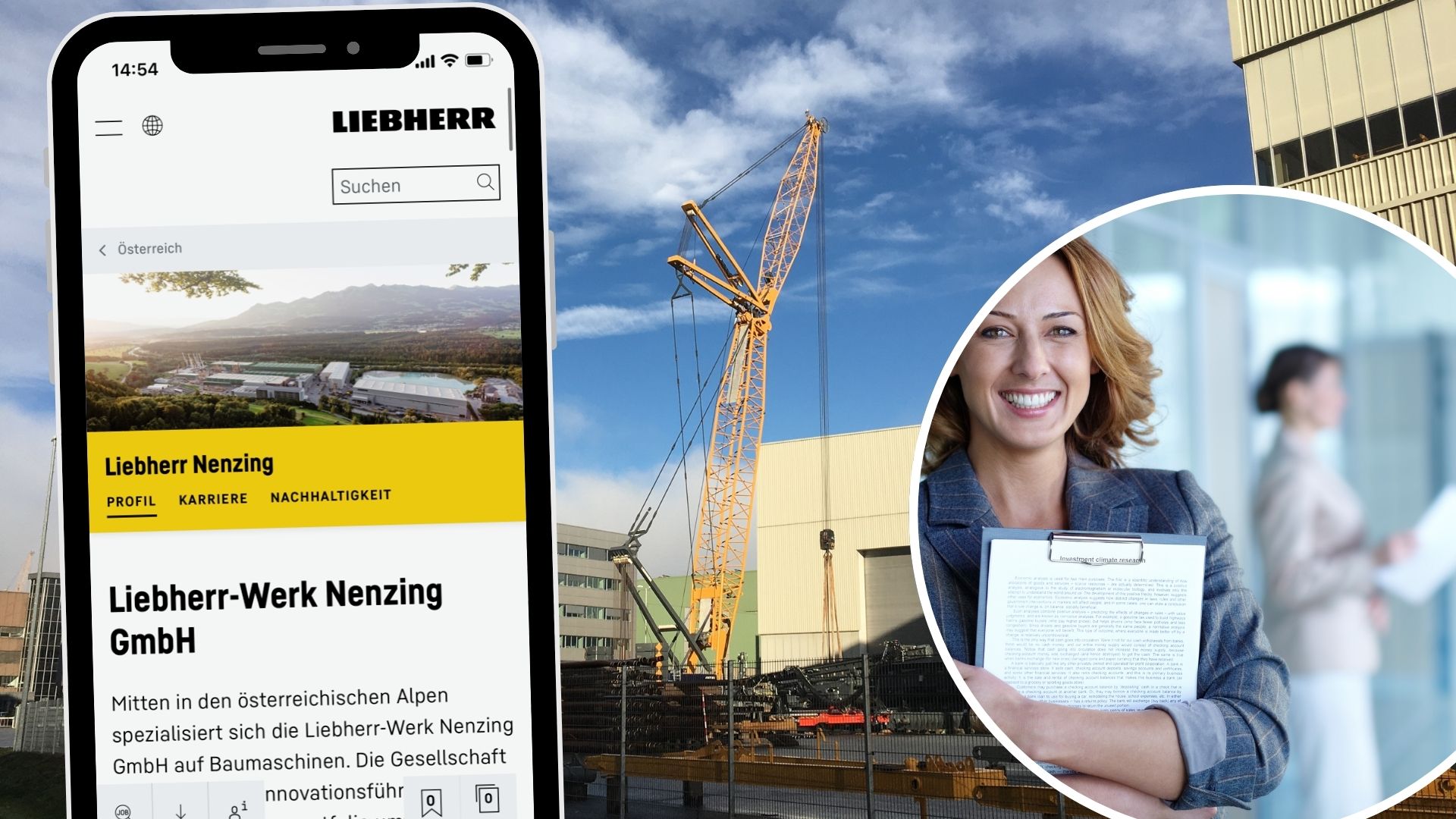 Mit über 1.400 Mitarbeitern zählt das Liebherr-Werk Nenzing zu den renommiertesten Arbeitgebern in Vorarlberg.