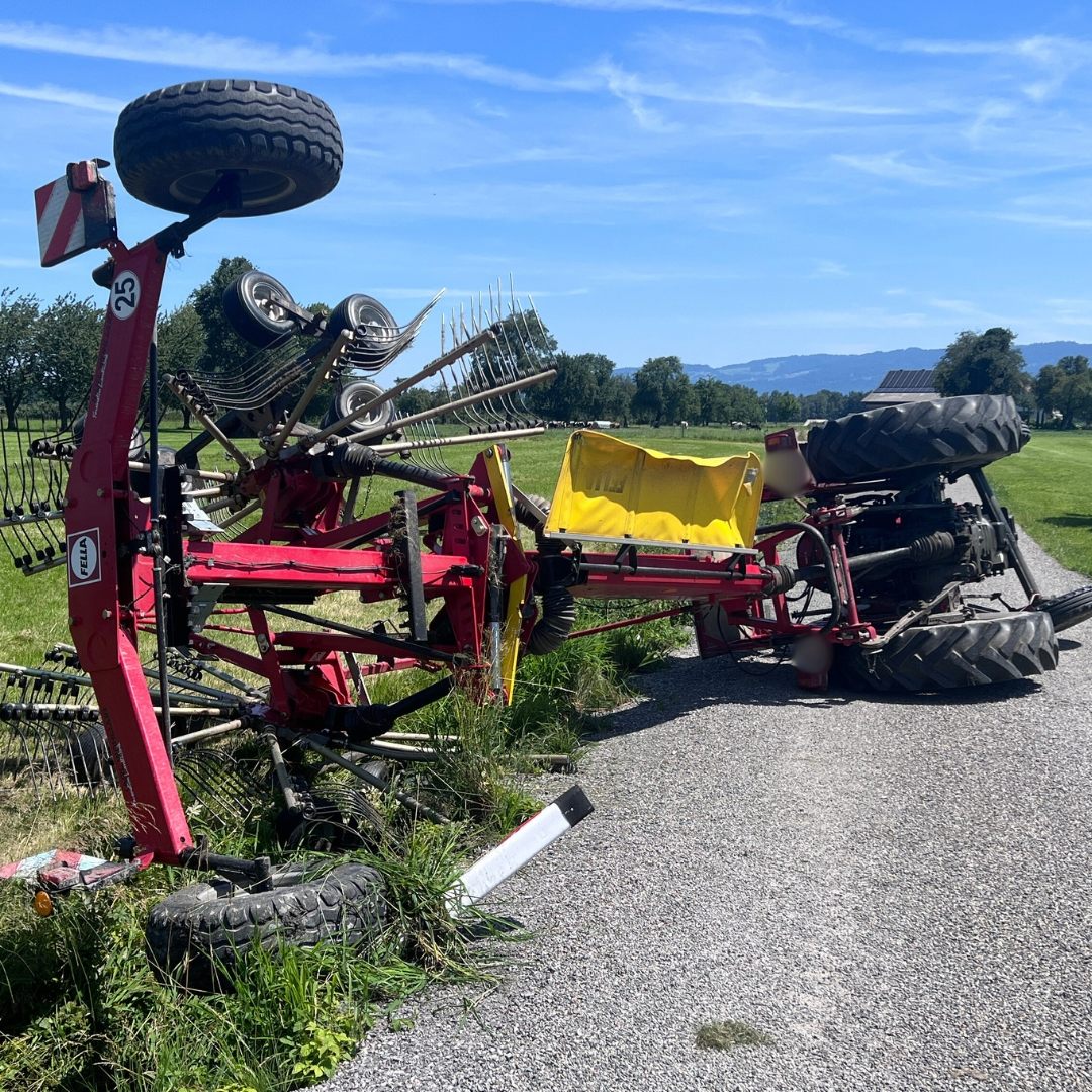 Unfall mit Traktor