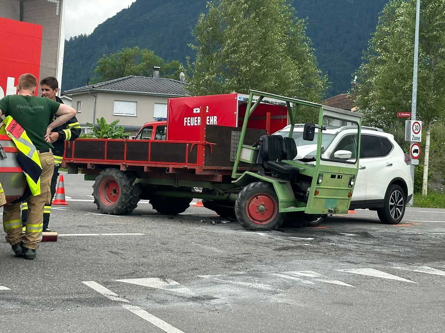 Auf der L45 kam es am Mittwochmittag zu einem Unfall.