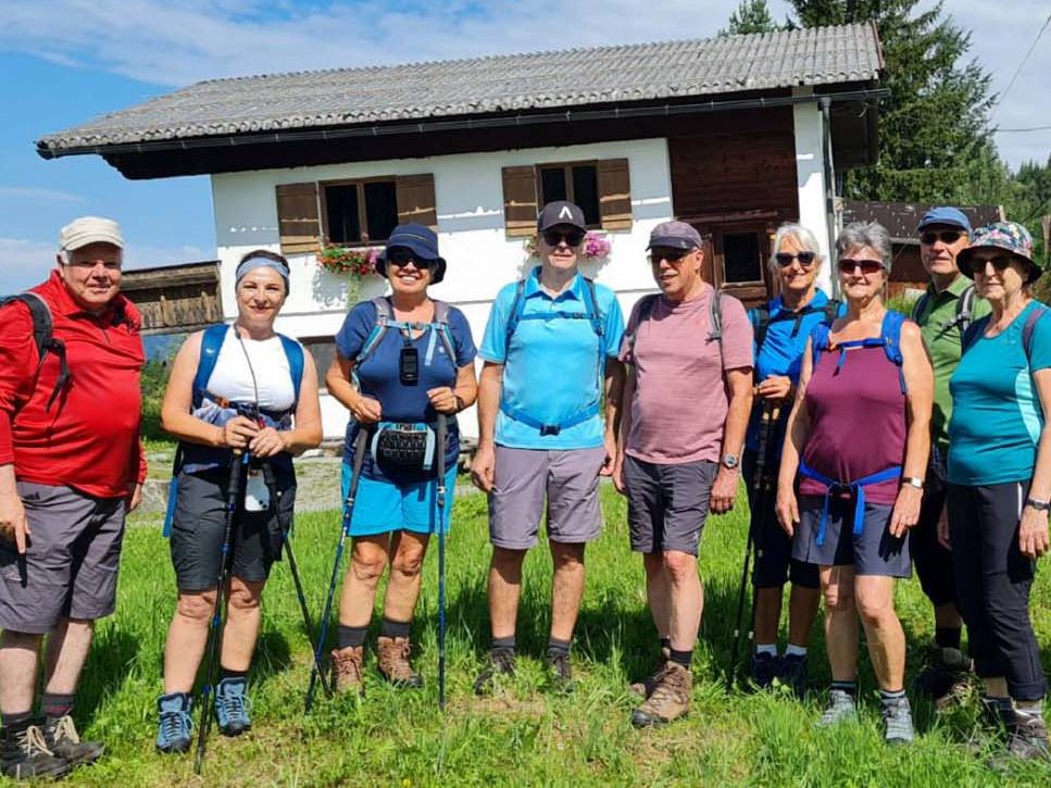 Jeden Donnerstag zieht es die Wandergruppe in die Berge.