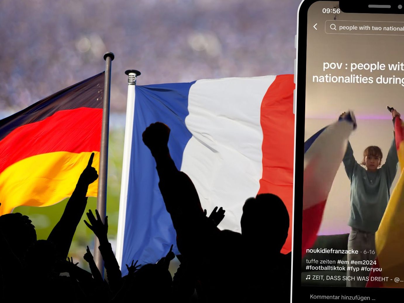 Zwei Nationalitäten bei EM