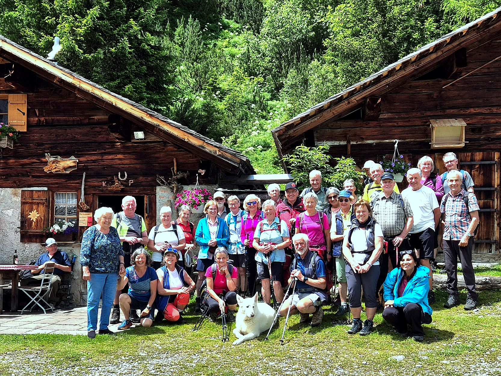 Bei unserer Mittwoch-Wanderung von VORARLBERG 50plus wanderten wir zur Unteren Brüggele Alpe