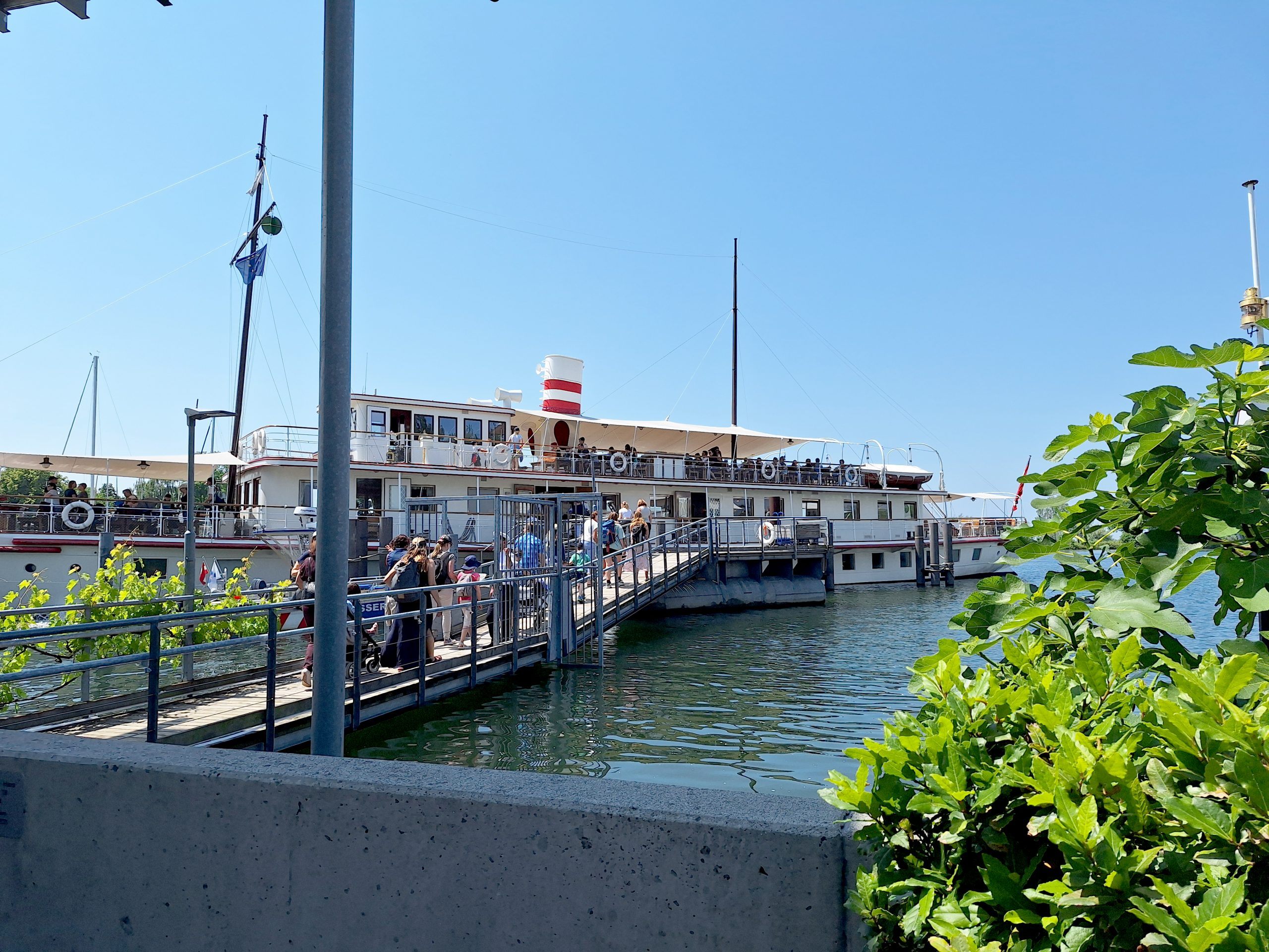 Das Art-déco-Motorschiff „Oesterreich“ nahm Kurs nach Romanshorn.