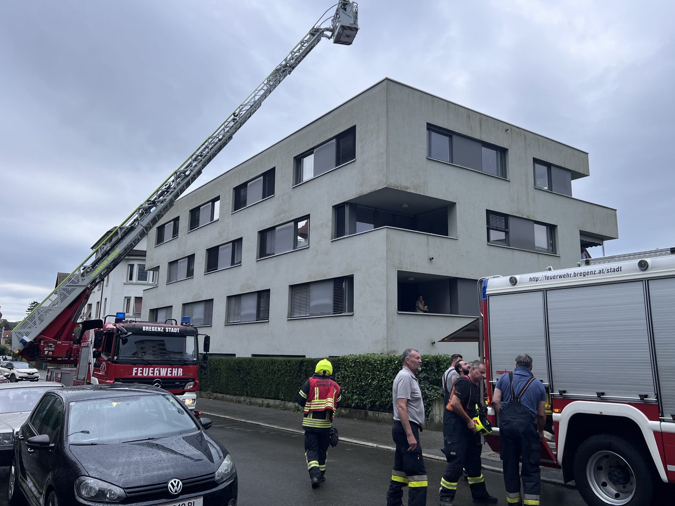 Feuerwehreinsatz in der Belruptstraße.