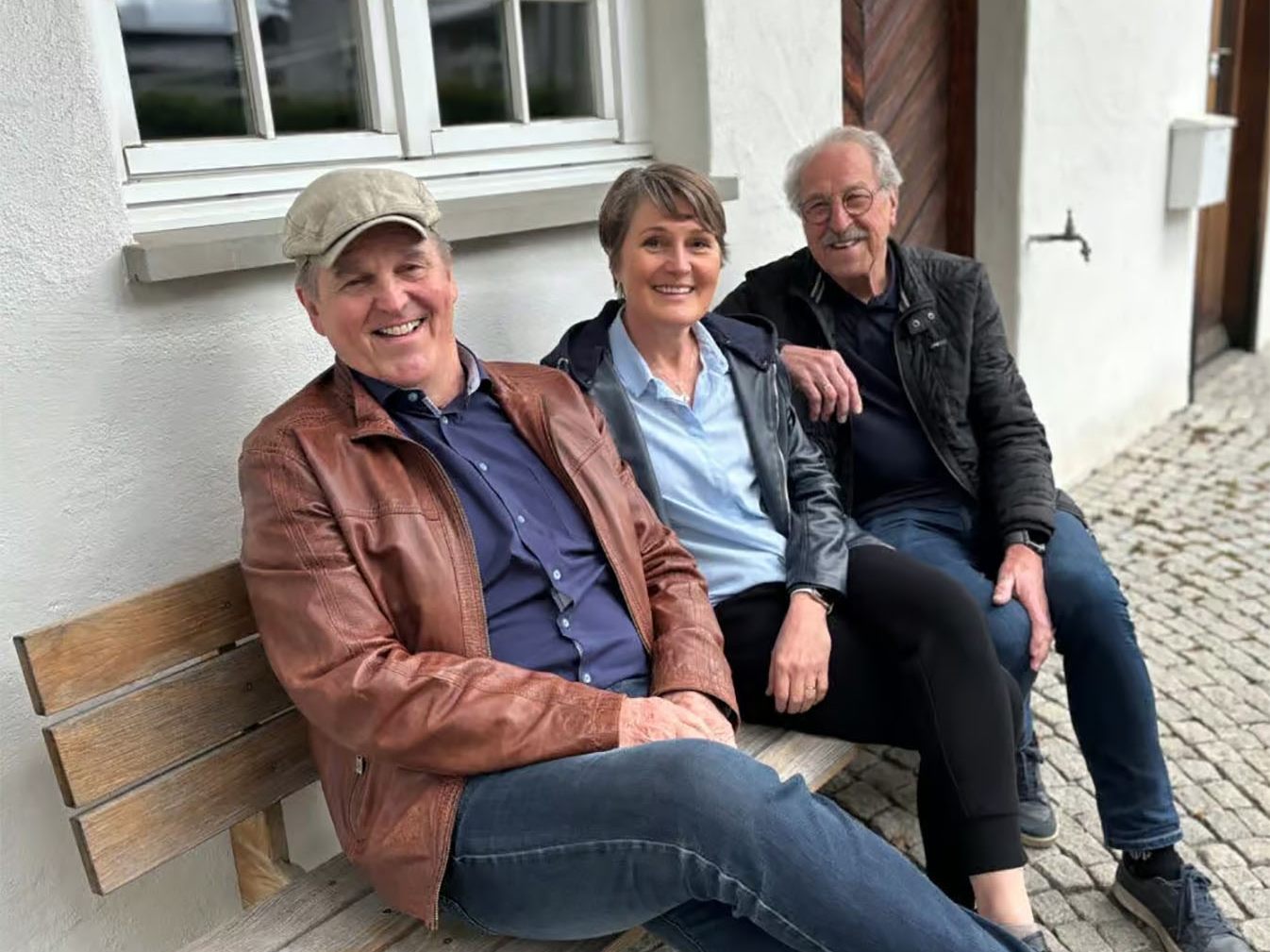 Die ehemaligen Bürgermeister und die amtierende Bürgermeisterin engagieren sich für das Projekt: Christian Natter, Angelika Moosbrugger und Erwin Mohr.