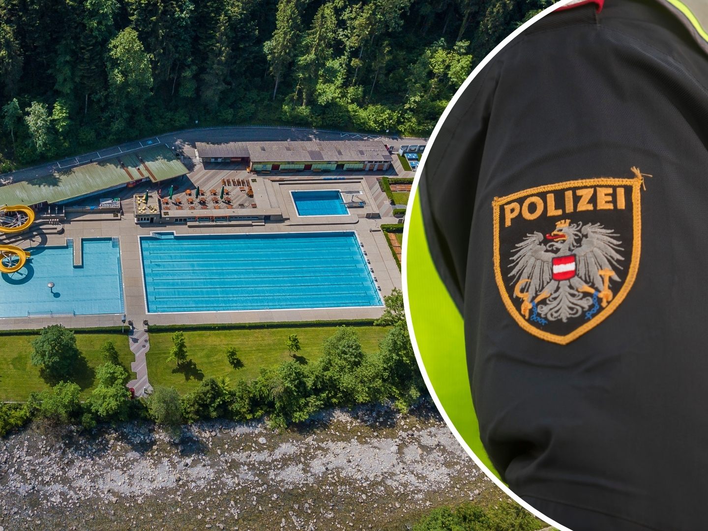 Räuberischer Diebstahl beim Waldbad Enz.