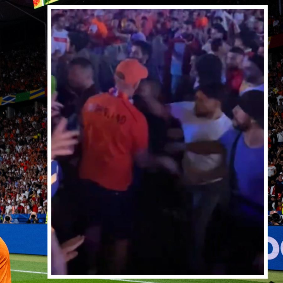 Nach dem 2:1 Sieg für die NIederlande gegen die Türkei kam es zu Ausschreitungen unter Fans.