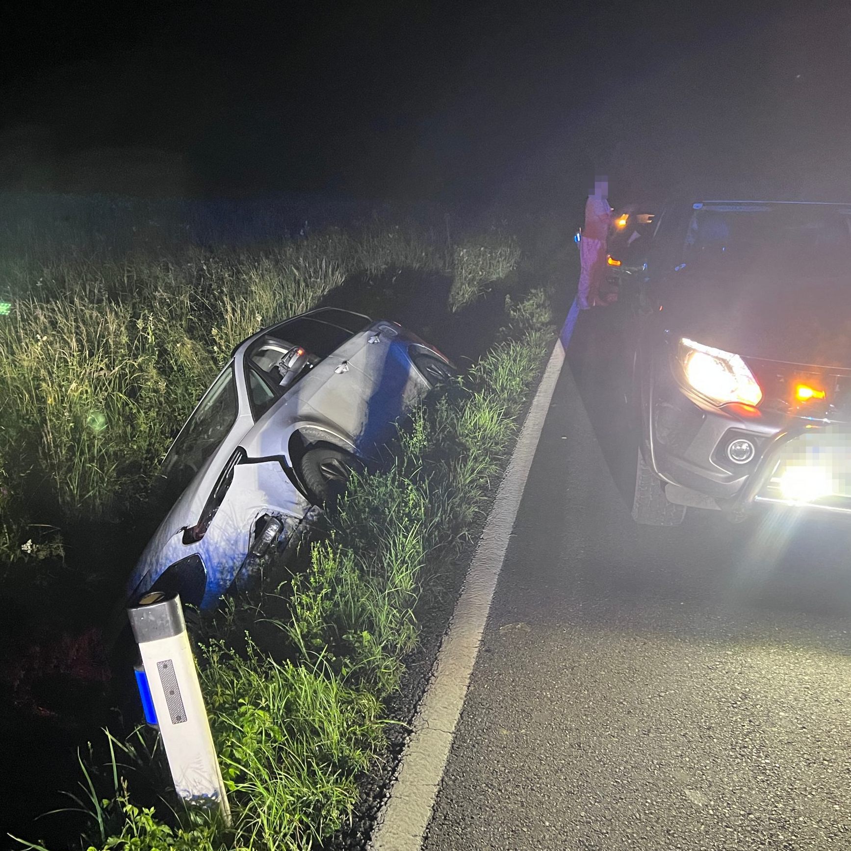 Unfall auf der Senderstraße.