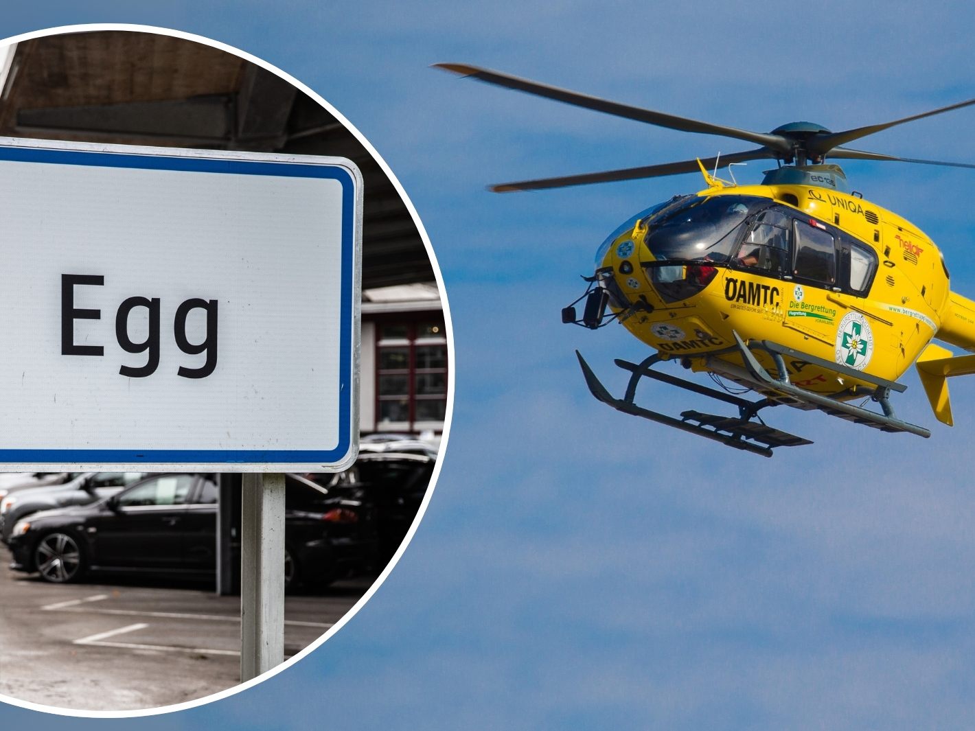 Nach der Erstversorgung durch die Rettung Egg wurde der Landwirt mit dem Notarzthubschrauber Christophorus 8 ins Krankenhaus Dornbirn verbracht. (Symbolbild)