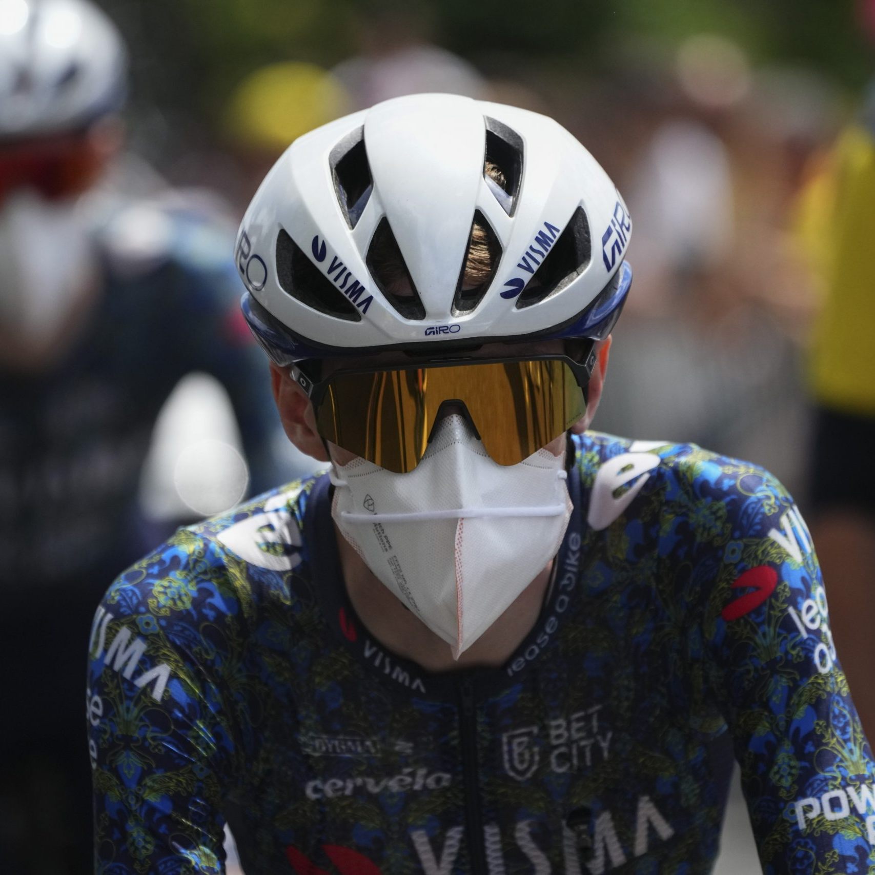 Maskenpflicht bei der Tour de France.