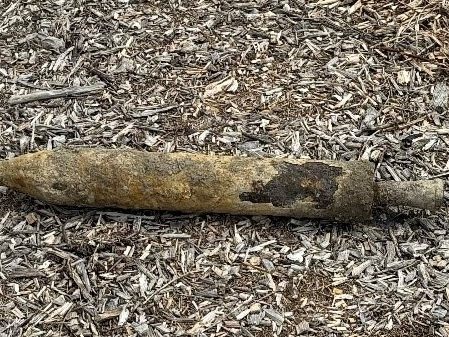 In Wien-Simmering entdeckt: Eine russische Katjuscha-Rakete. In Wien-Simmering entdeckt: Eine russische Katjuscha-Rakete.