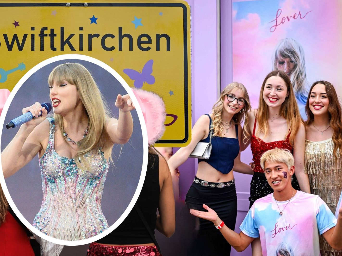 Vor knapp 60.000 Fans im Rahmen der "Eras Tour"