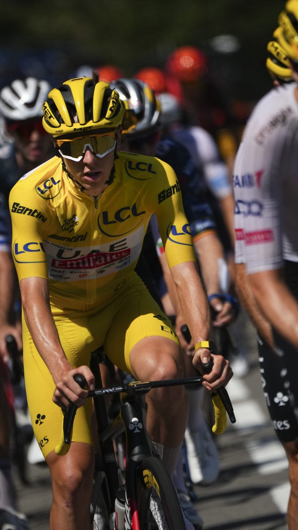 Im Gelben Trikot: Tadej Pogacar.