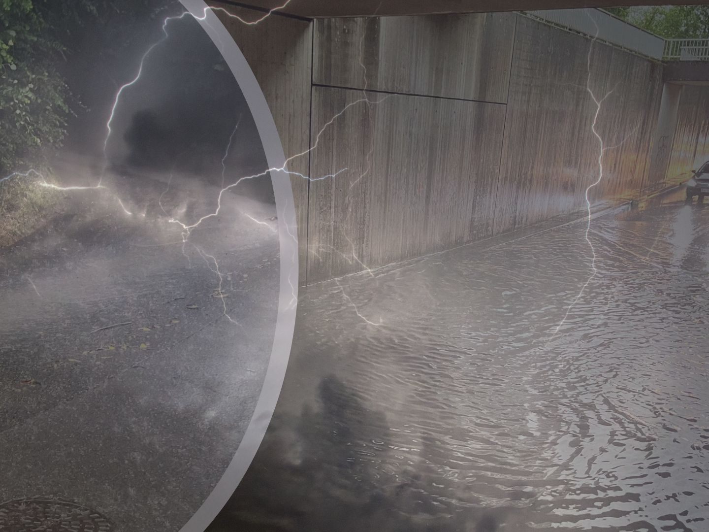 Unwetter in Vorarlberg