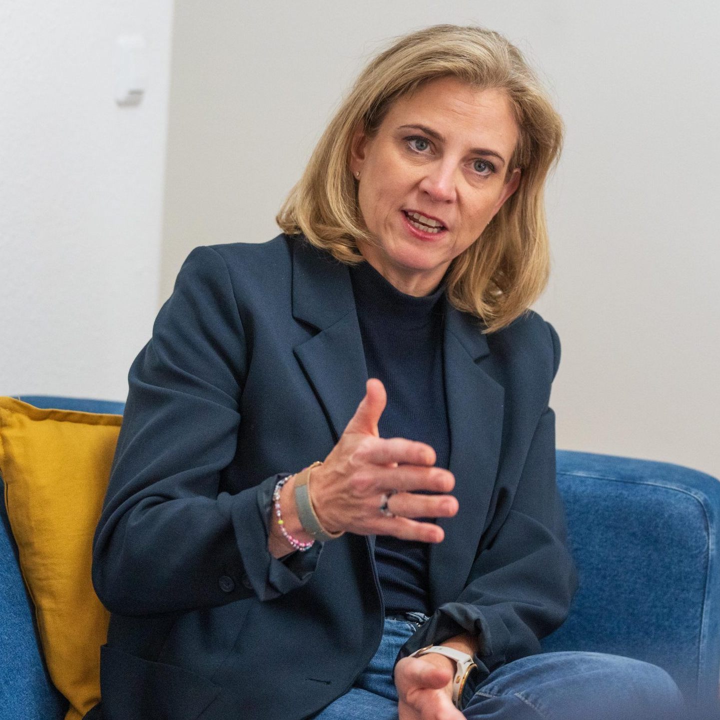 Beate Meinl-Reisinger war im Rahmen des Wahlkampf-Auftakts der Neos zu Gast in Vorarlberg.