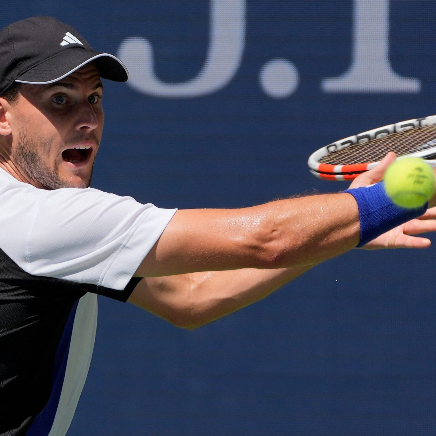 Der Lokalmatador Ben Shelton ließ Dominic Thiem bei seiner letzten Grand-Slam-Teilnahme keine Chance.