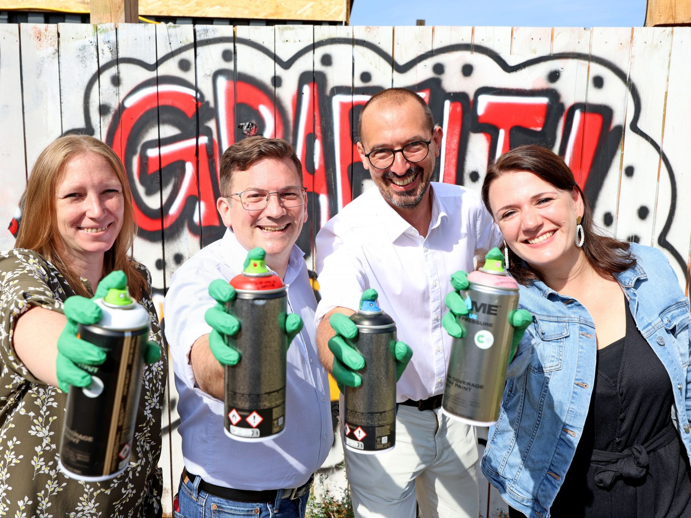 Baustellenzaun als neuer "Wienerwand"-Standort.