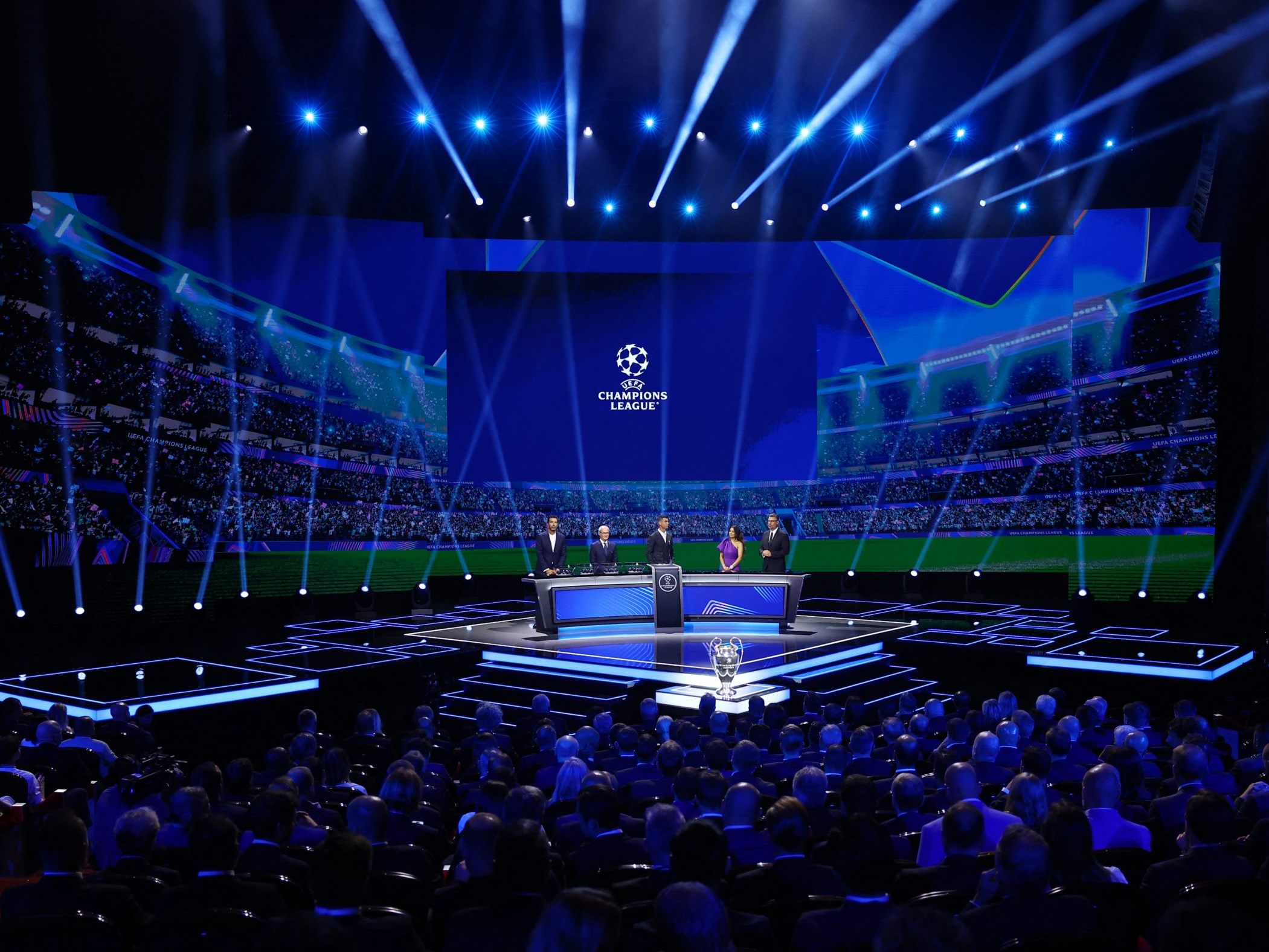 Die Champions League-Auslosung fand am Donnerstagnachmittag in Monaco statt.